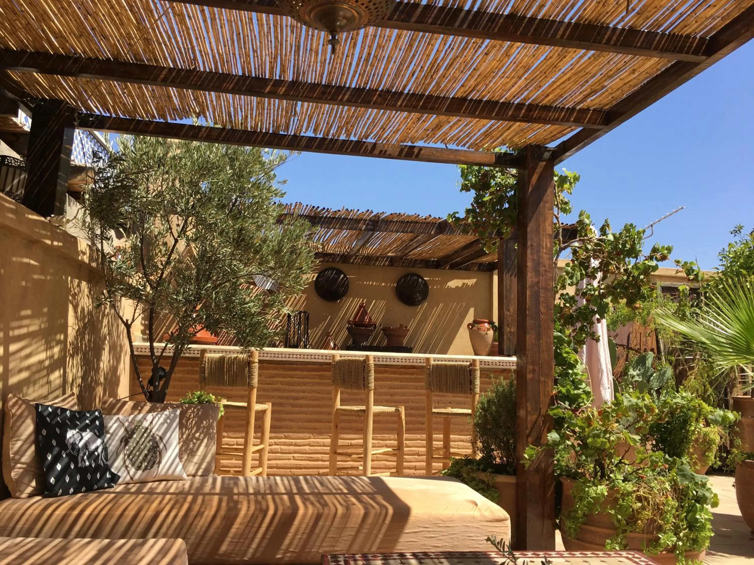 BBQ facilities in Riad L'Emir