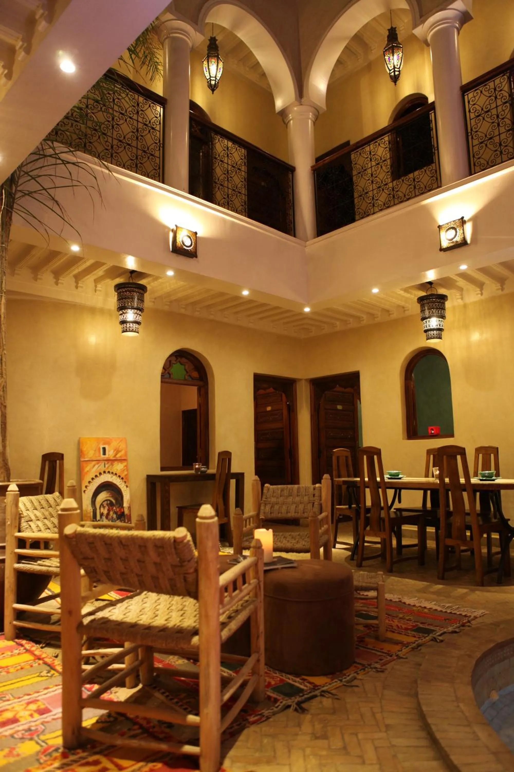 Lobby or reception in Riad L'Emir