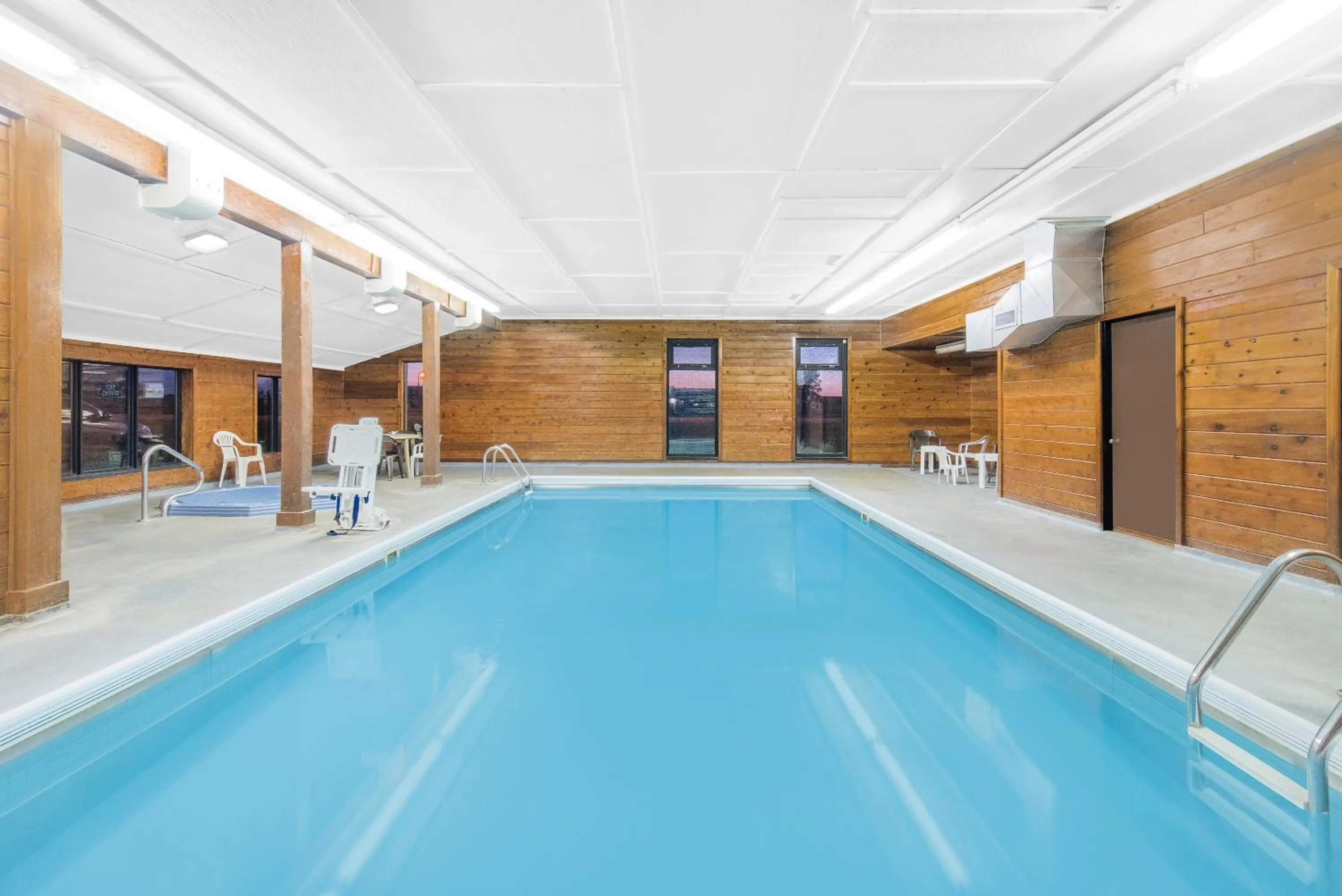 Swimming pool in Super 8 by Wyndham Watertown