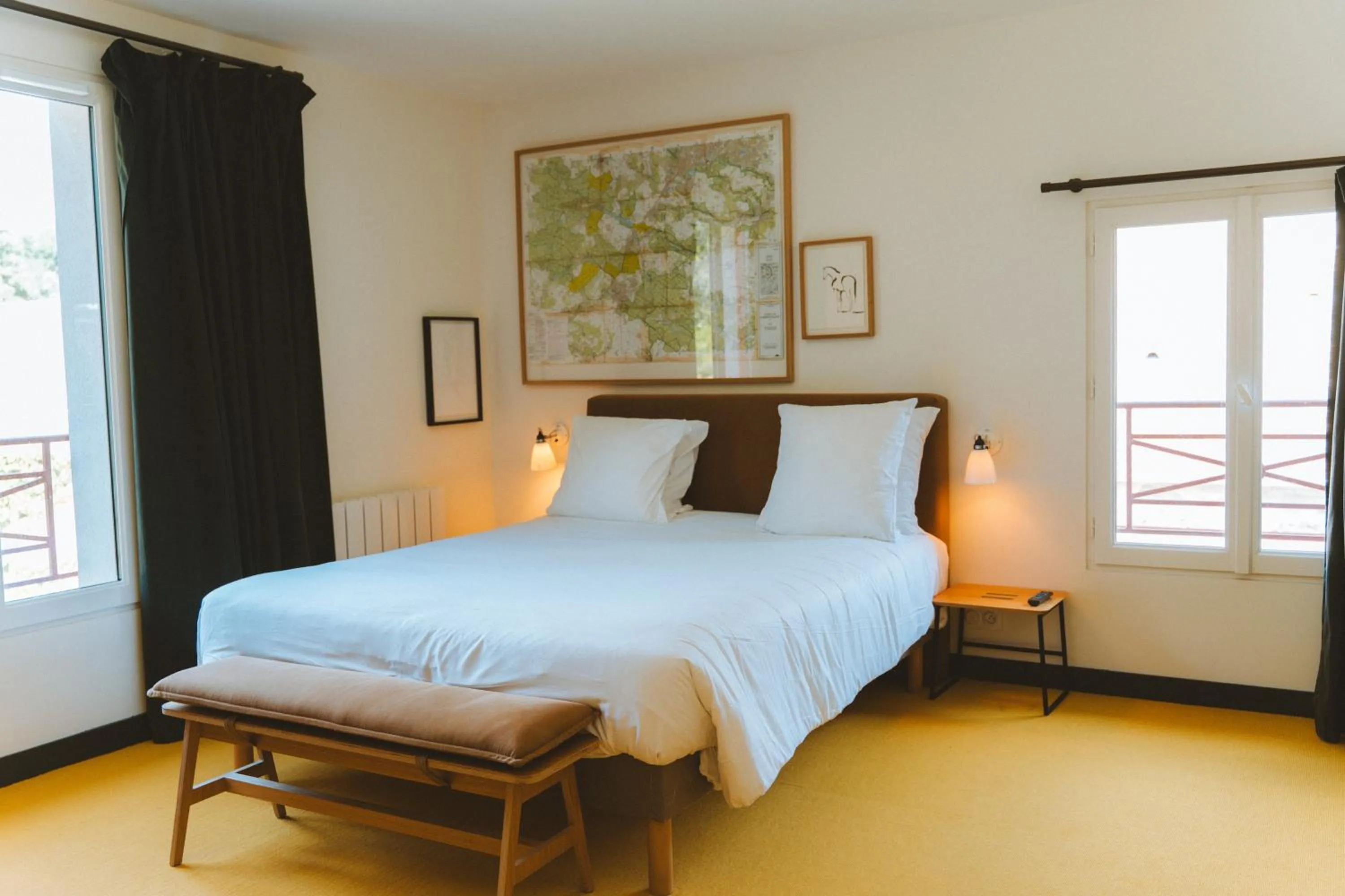 Bedroom, Bed in Le Barn