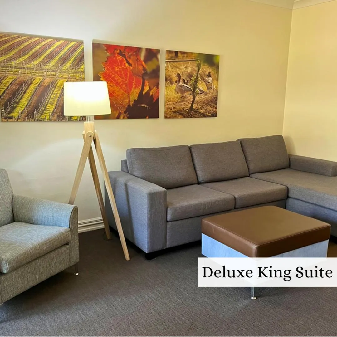 Living room in Pokolbin Village Estate