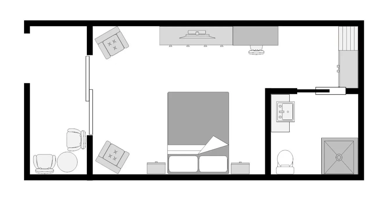 Photo of the whole room in Pokolbin Village Estate