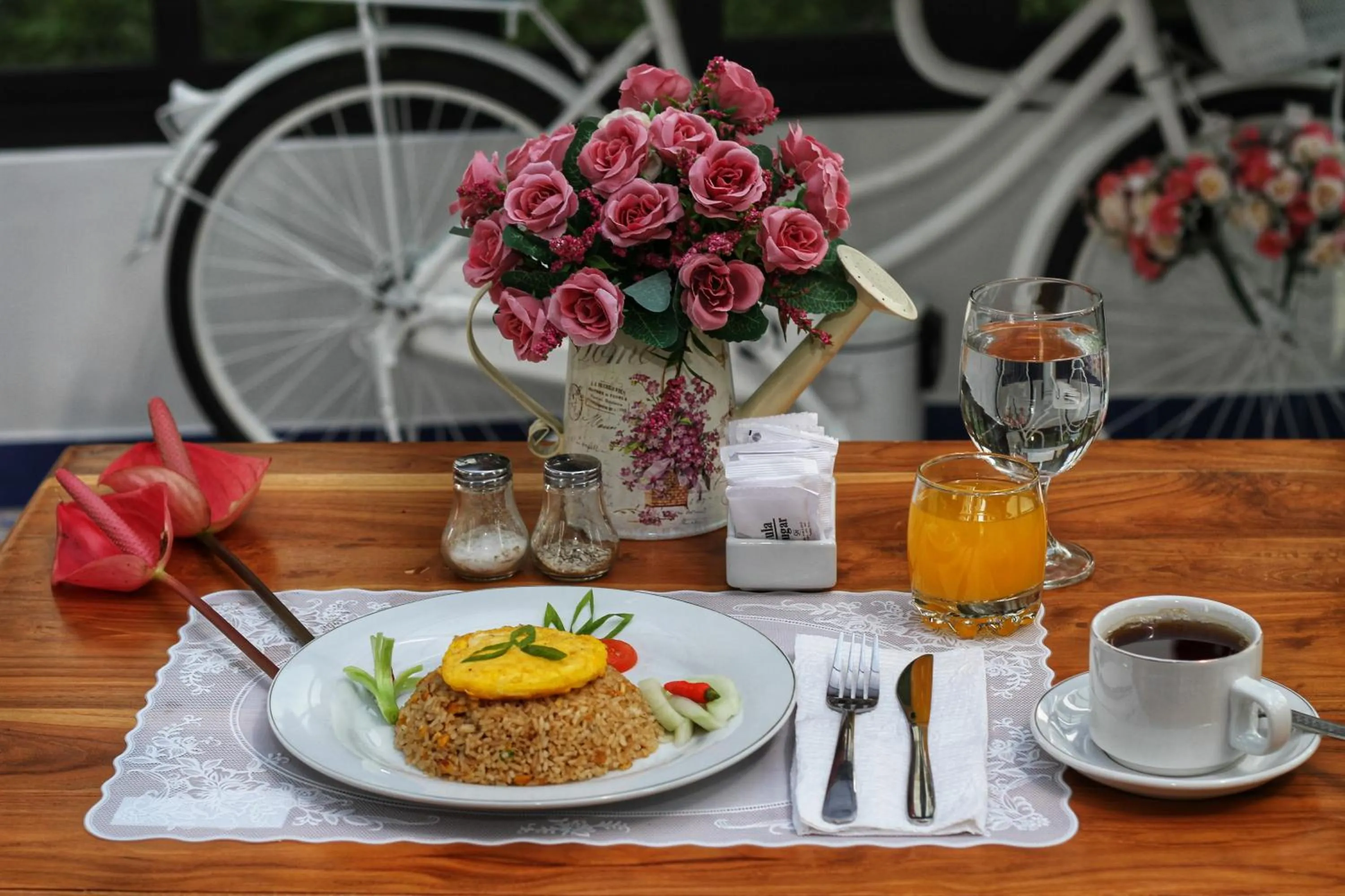 Asian breakfast in M Home