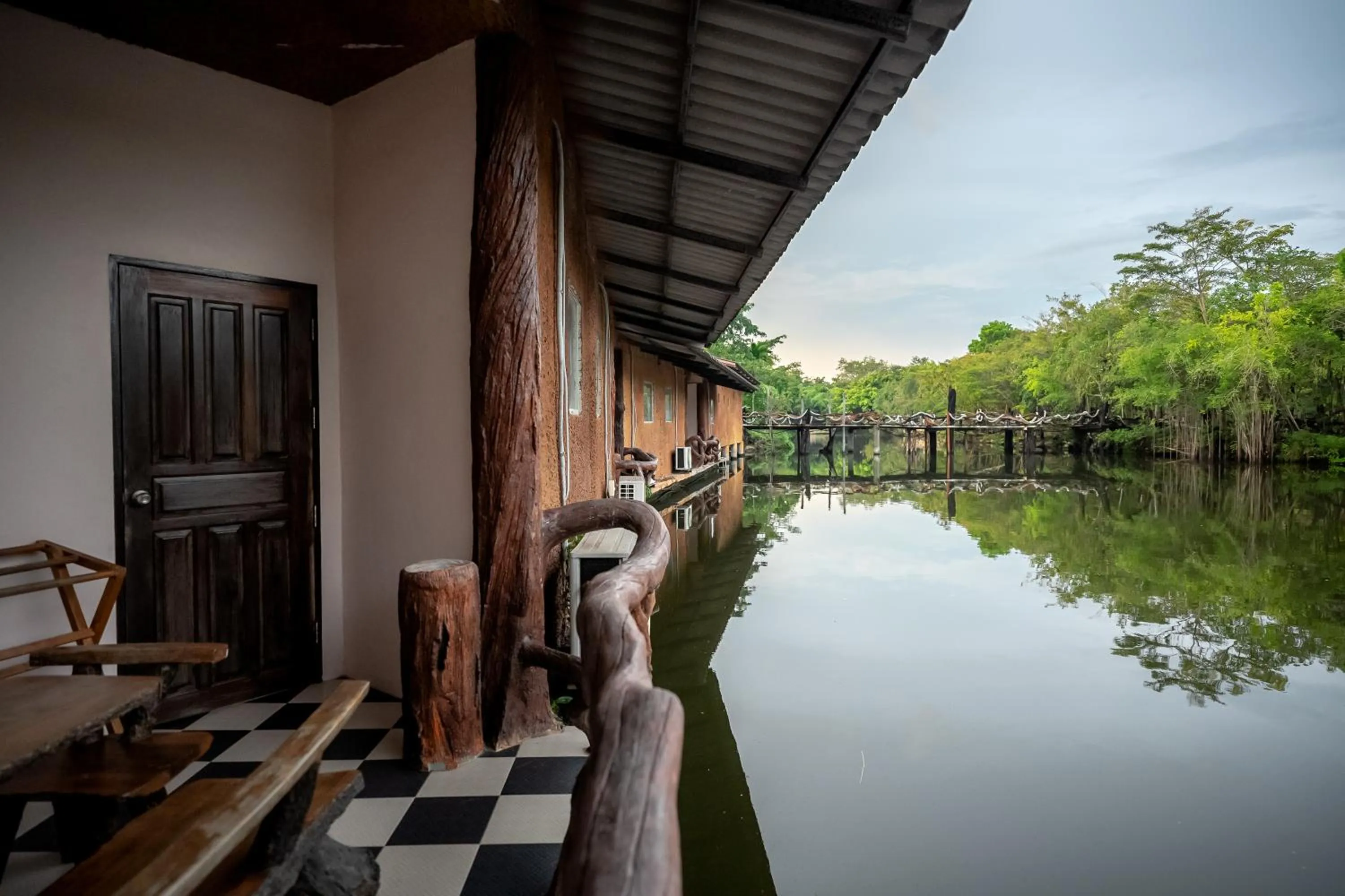 Balcony/Terrace in Tamnanpar Resort