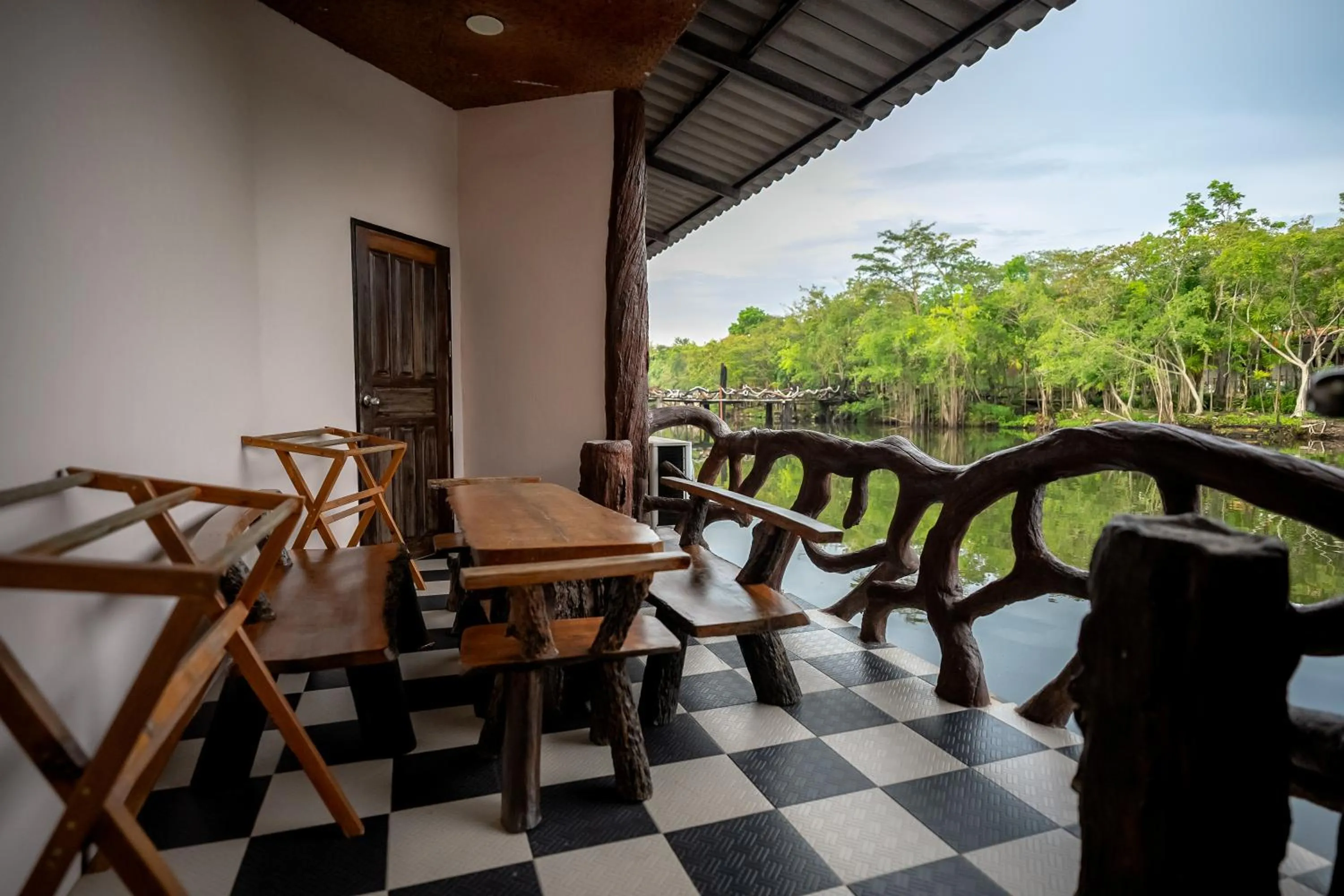 Balcony/Terrace in Tamnanpar Resort