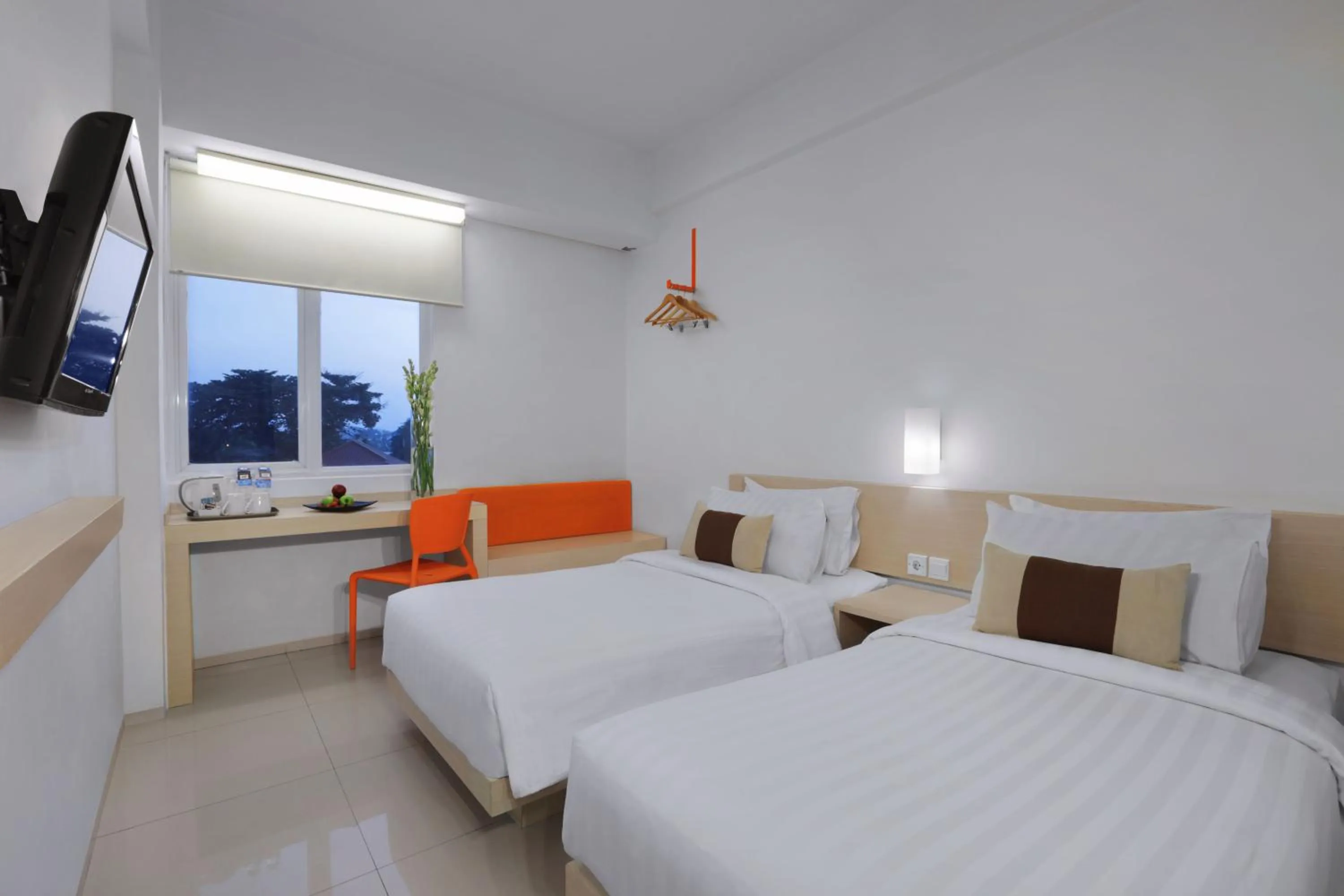 Bed in Algoritma Hotel