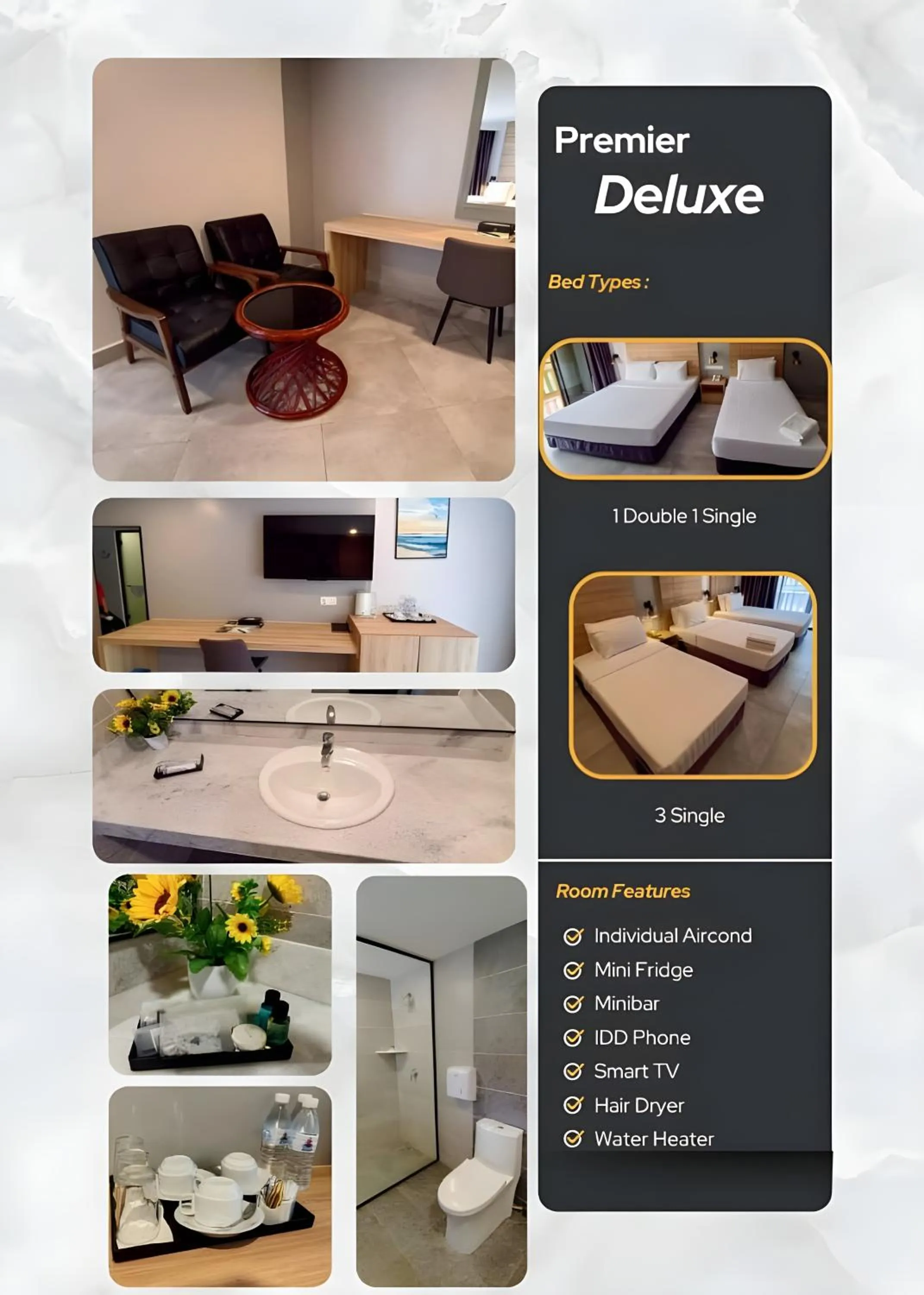 Text overlay in Coral Bay Resort