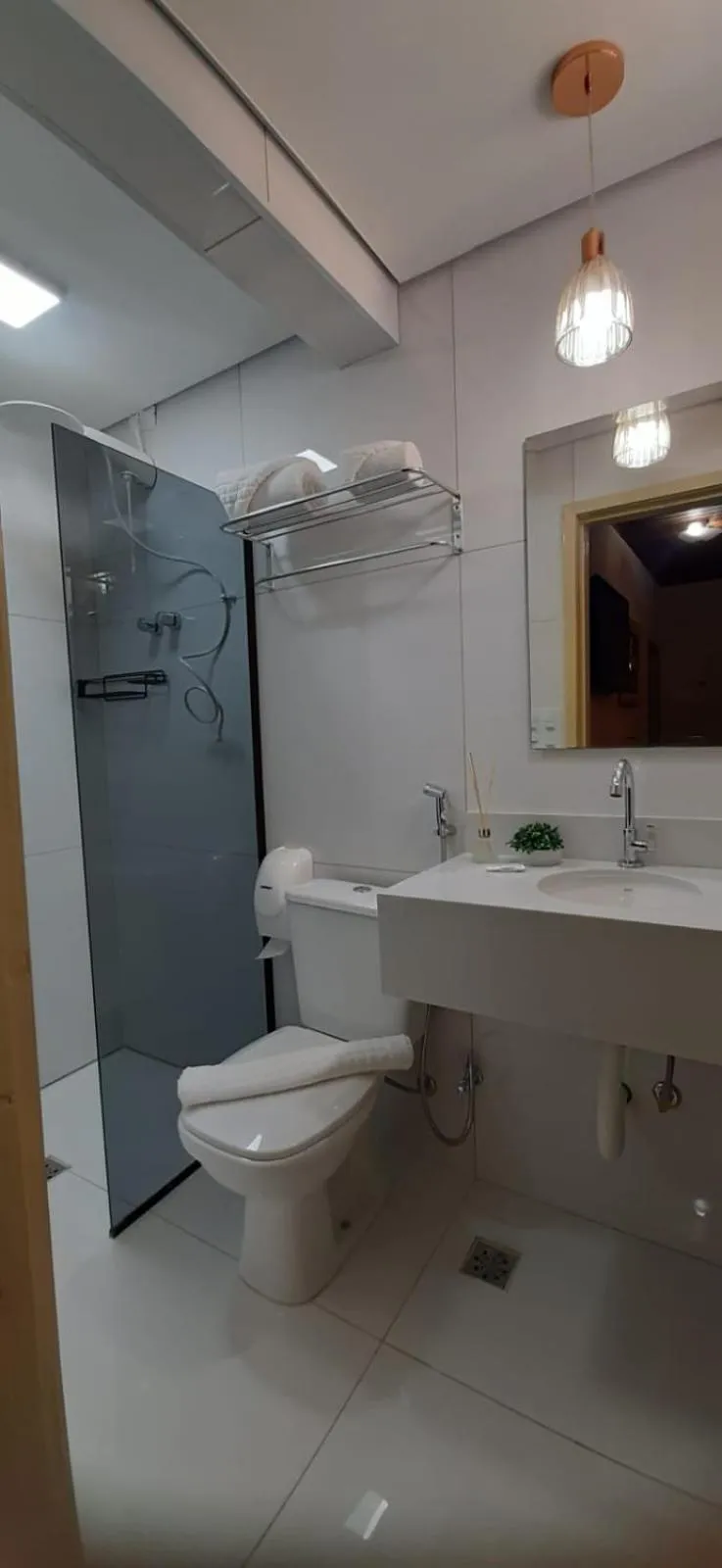 Bathroom in Skalla Hotel Nova Odessa