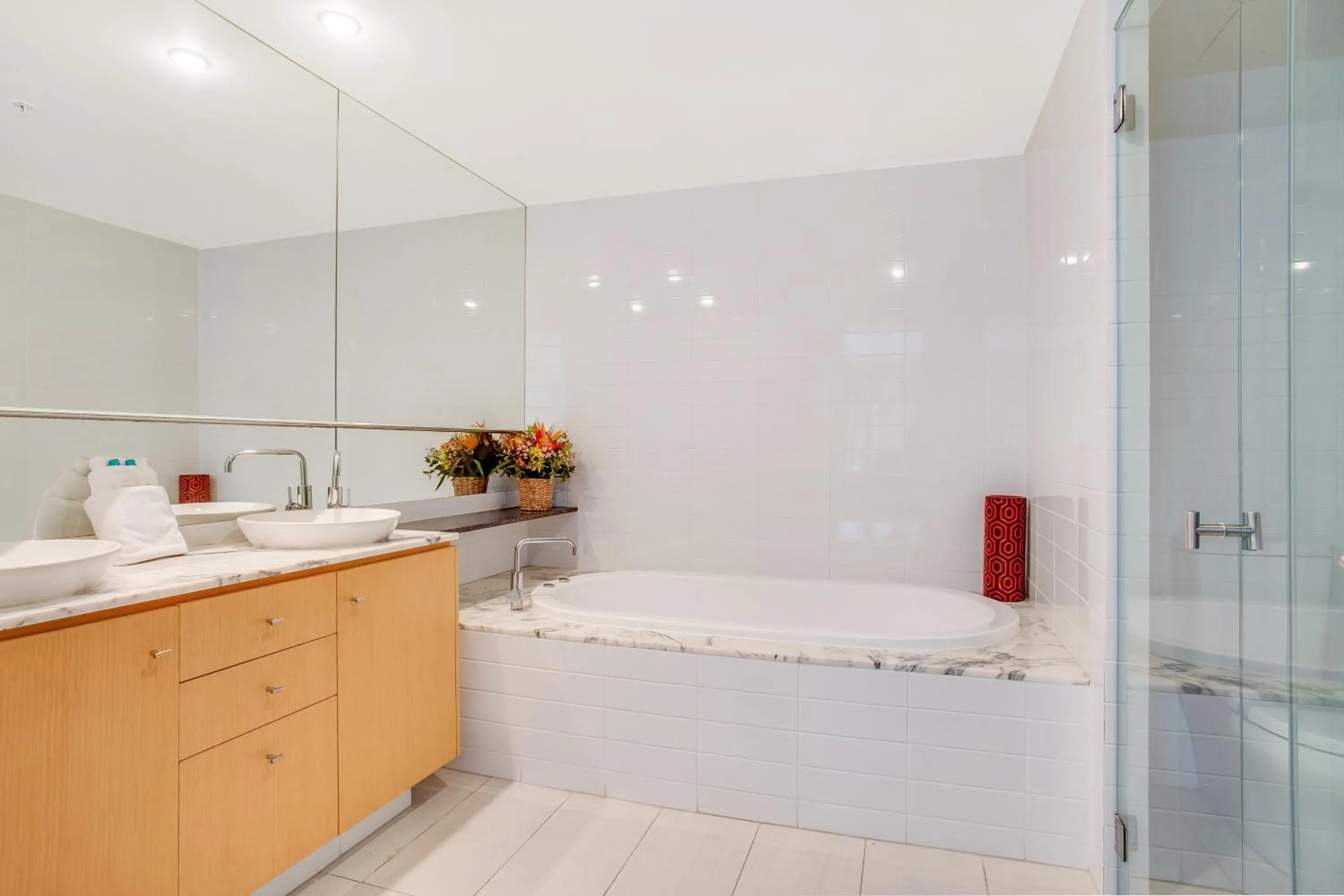 Bathroom in Aria Apartments