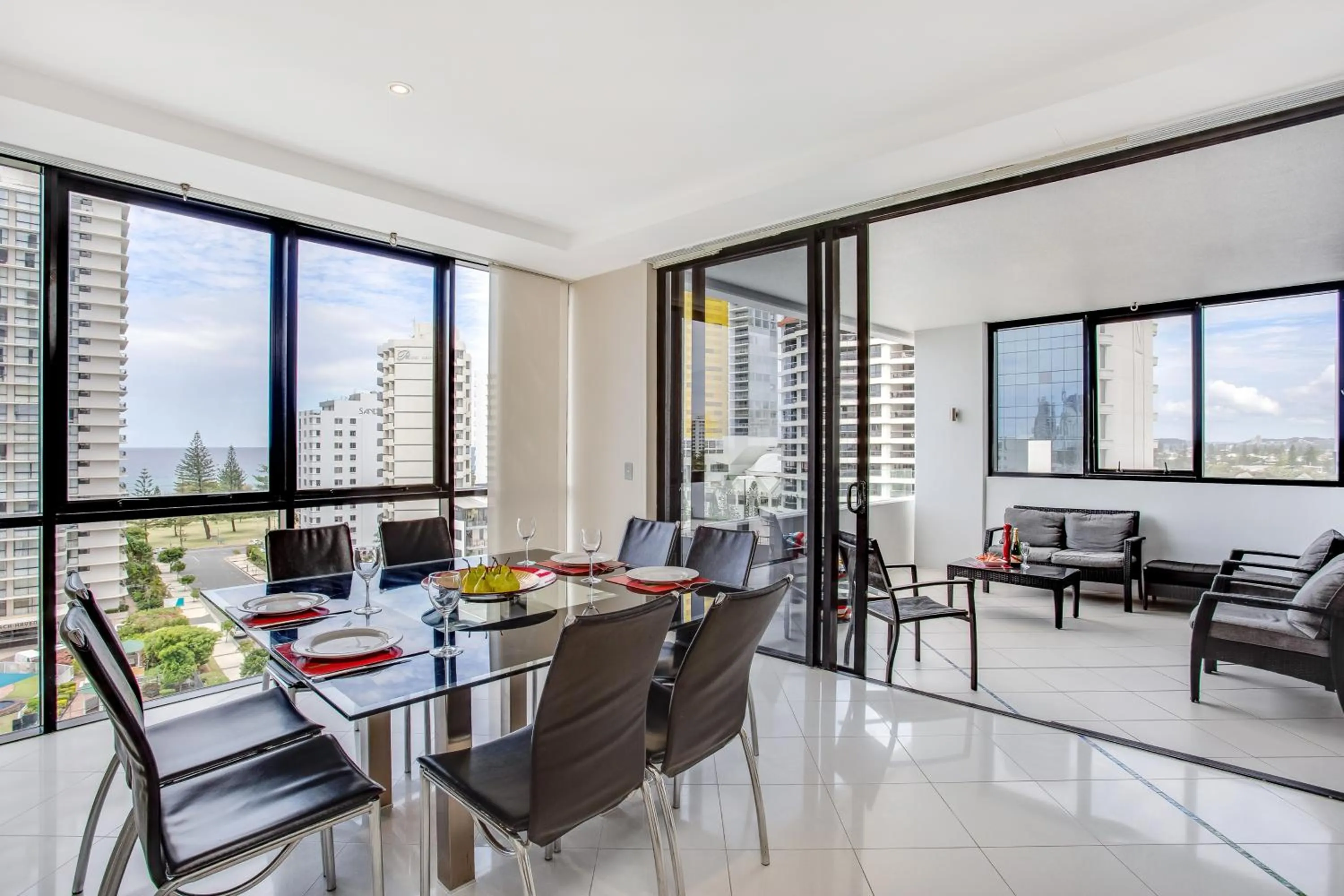 Dining area in Aria Apartments