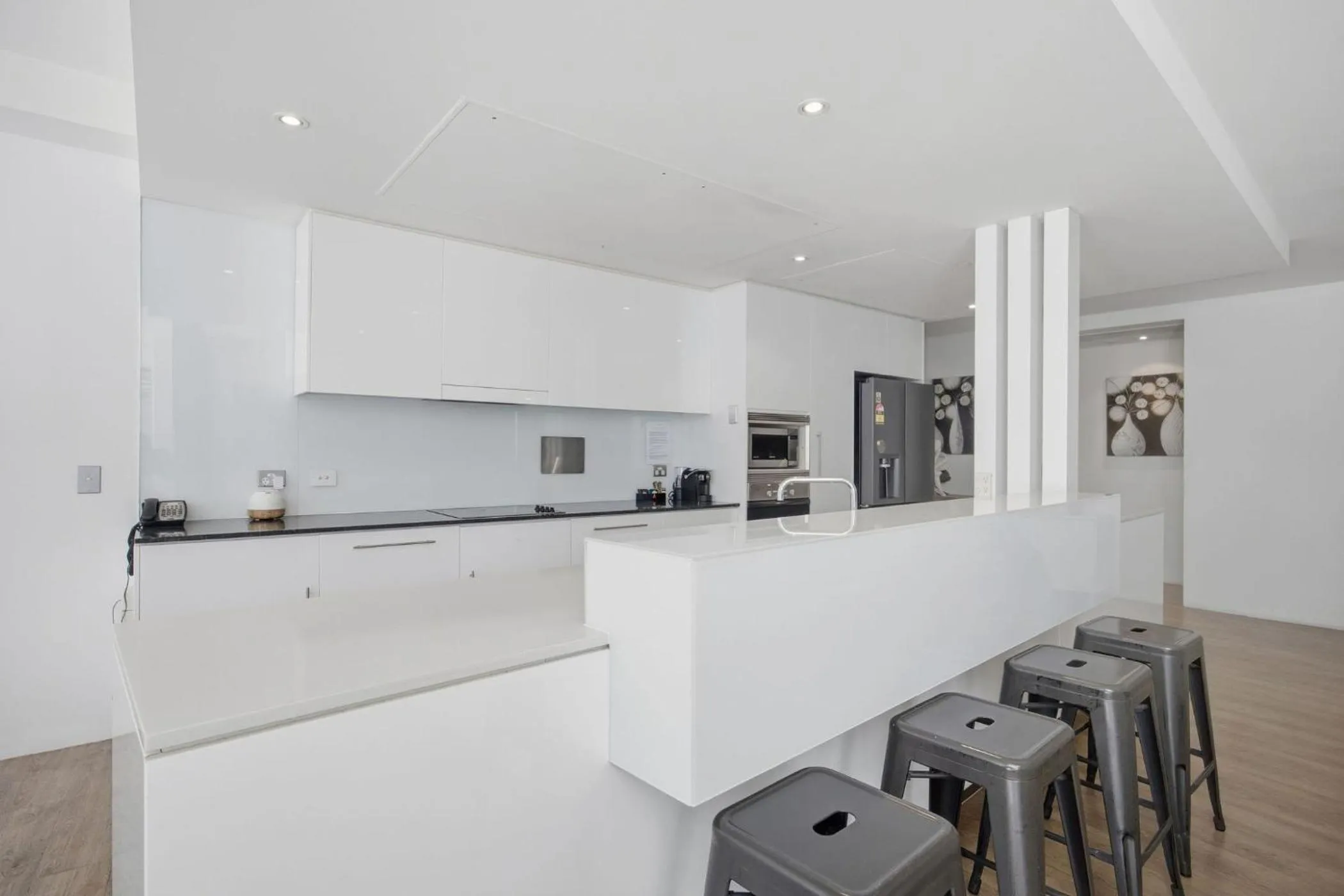 Seating area in Aria Apartments