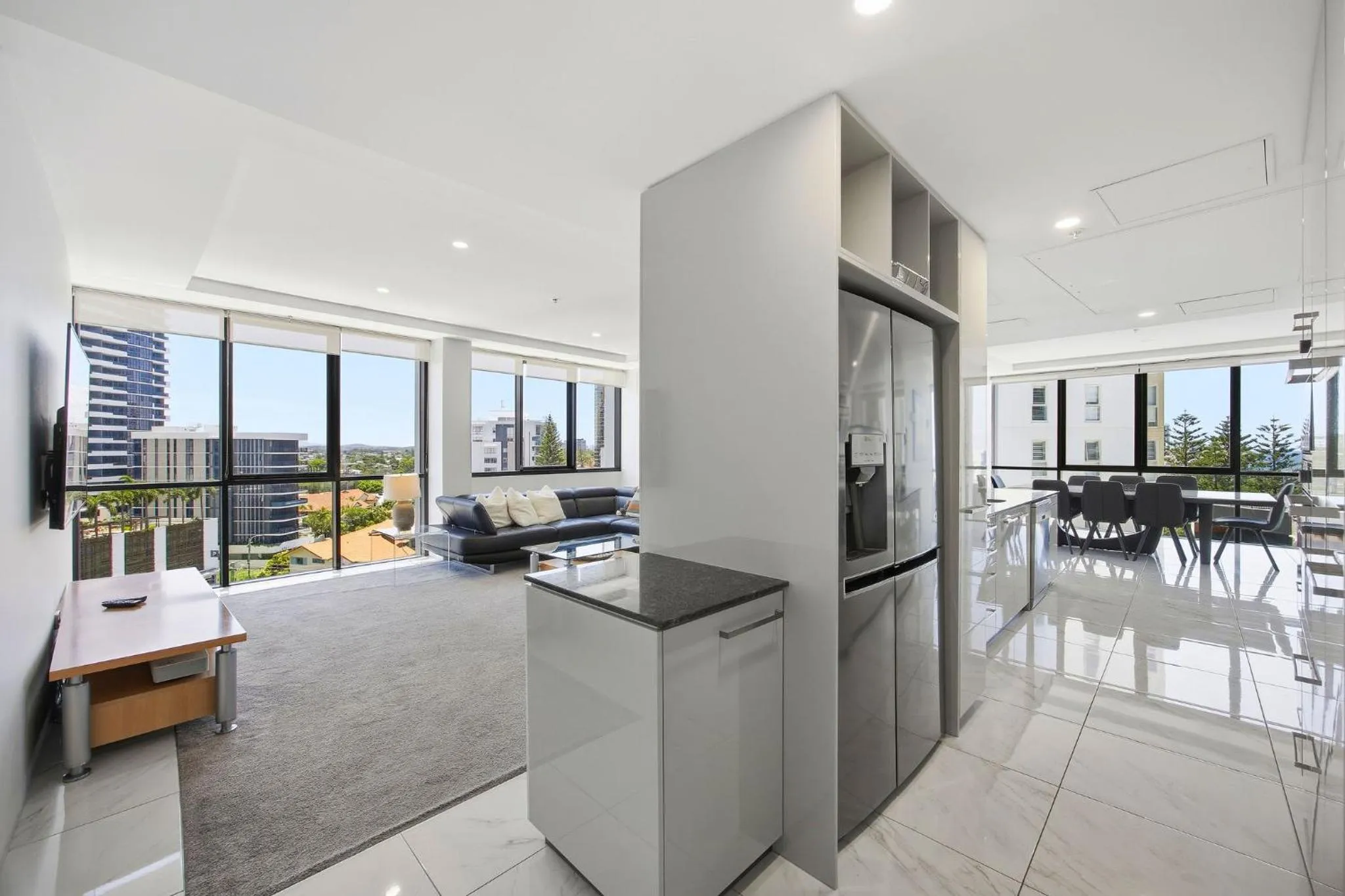 Kitchen or kitchenette in Aria Apartments