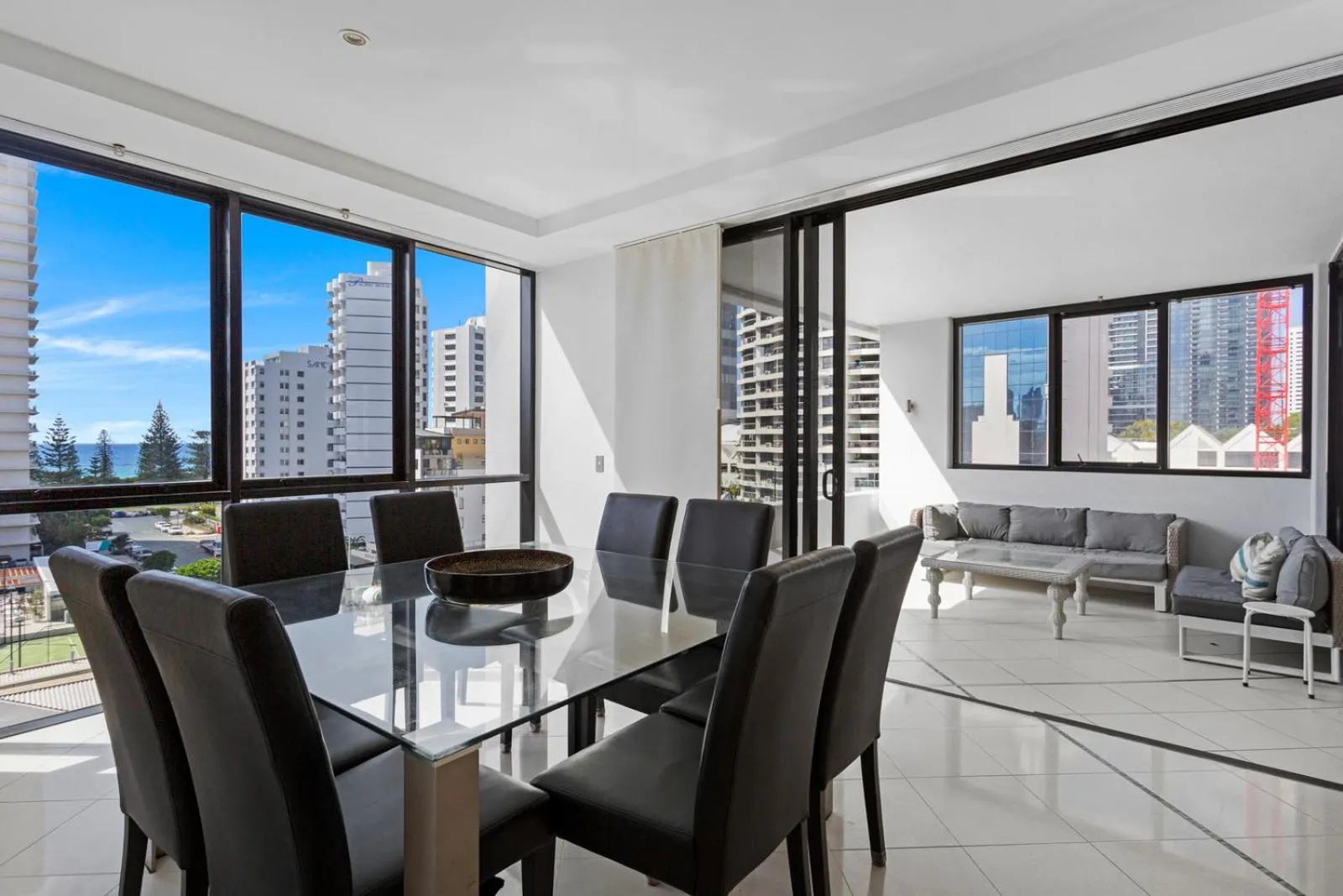 Dining area in Aria Apartments