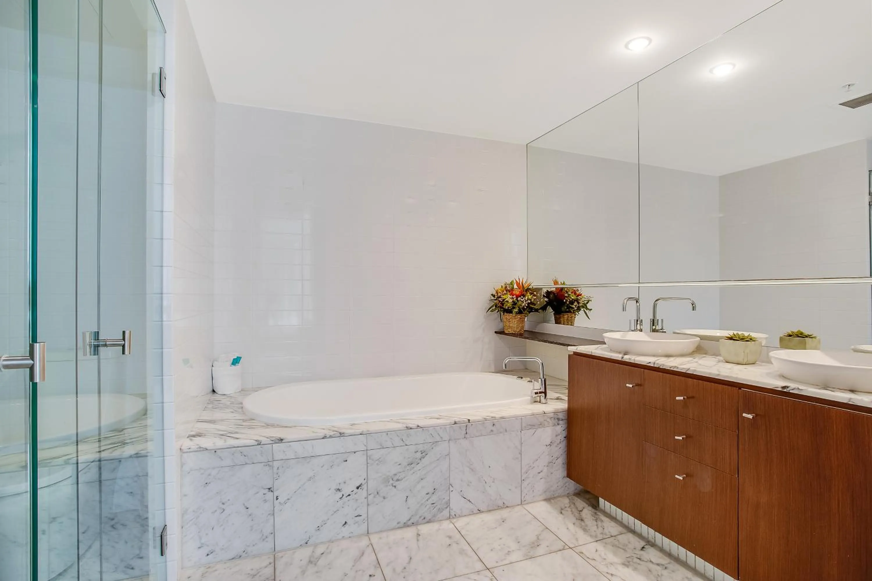 Shower in Aria Apartments