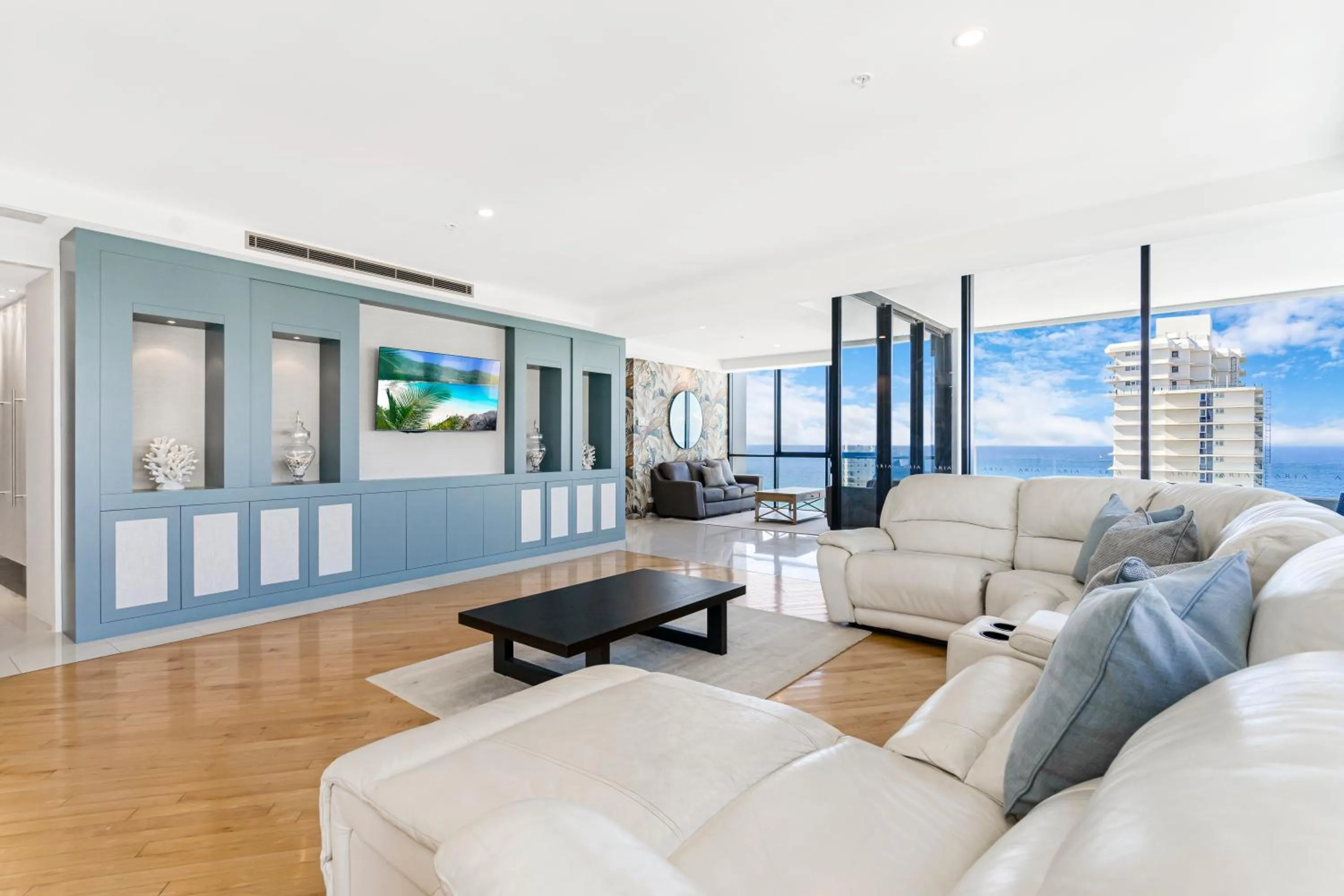 Living room in Aria Apartments