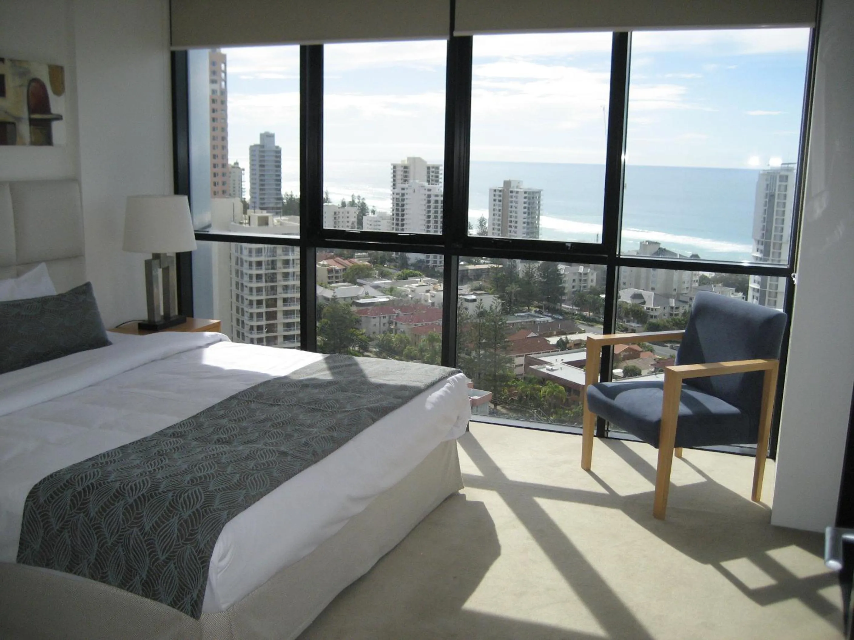 Bed in Aria Apartments