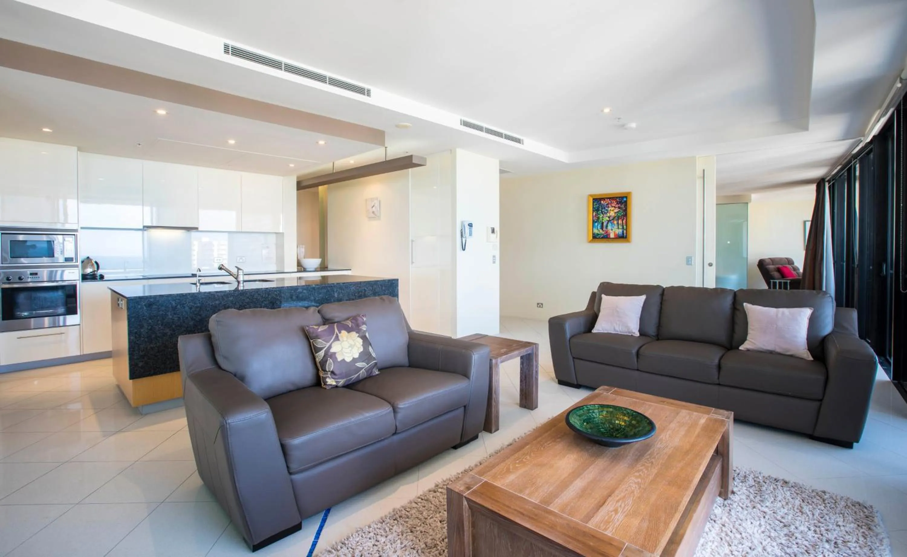 Living room in Aria Apartments