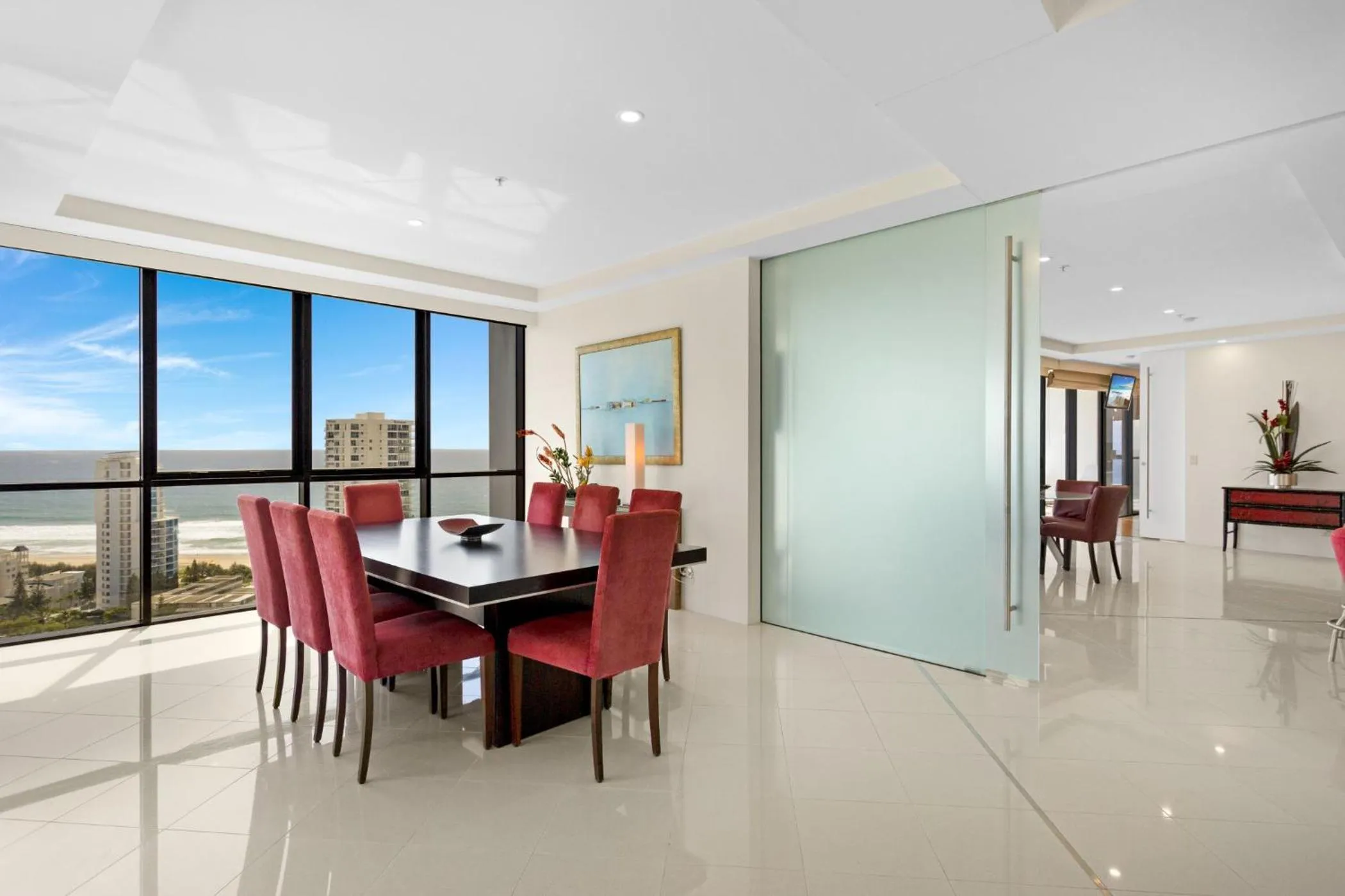 Dining area in Aria Apartments