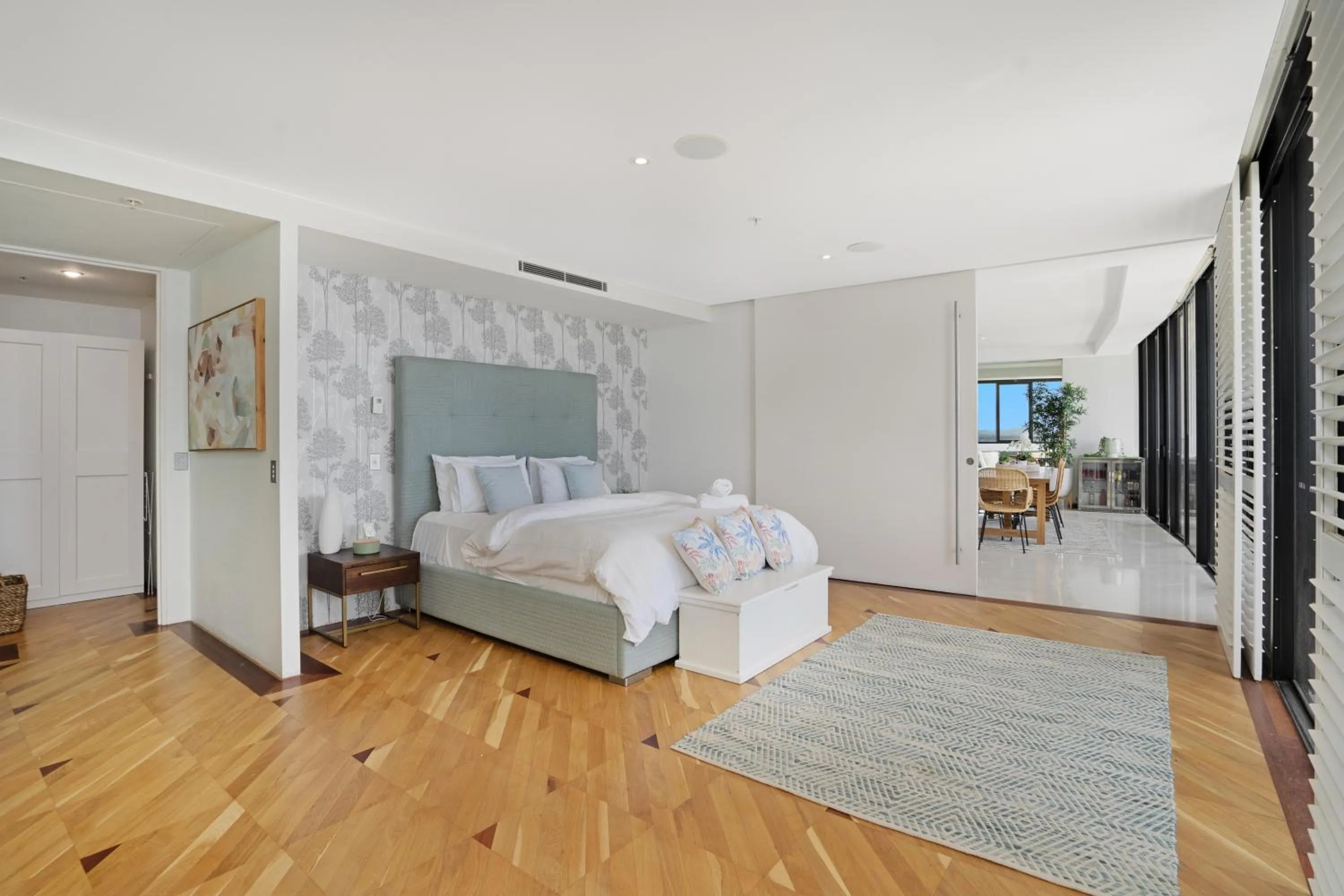 Balcony/Terrace, Bed in Aria Apartments