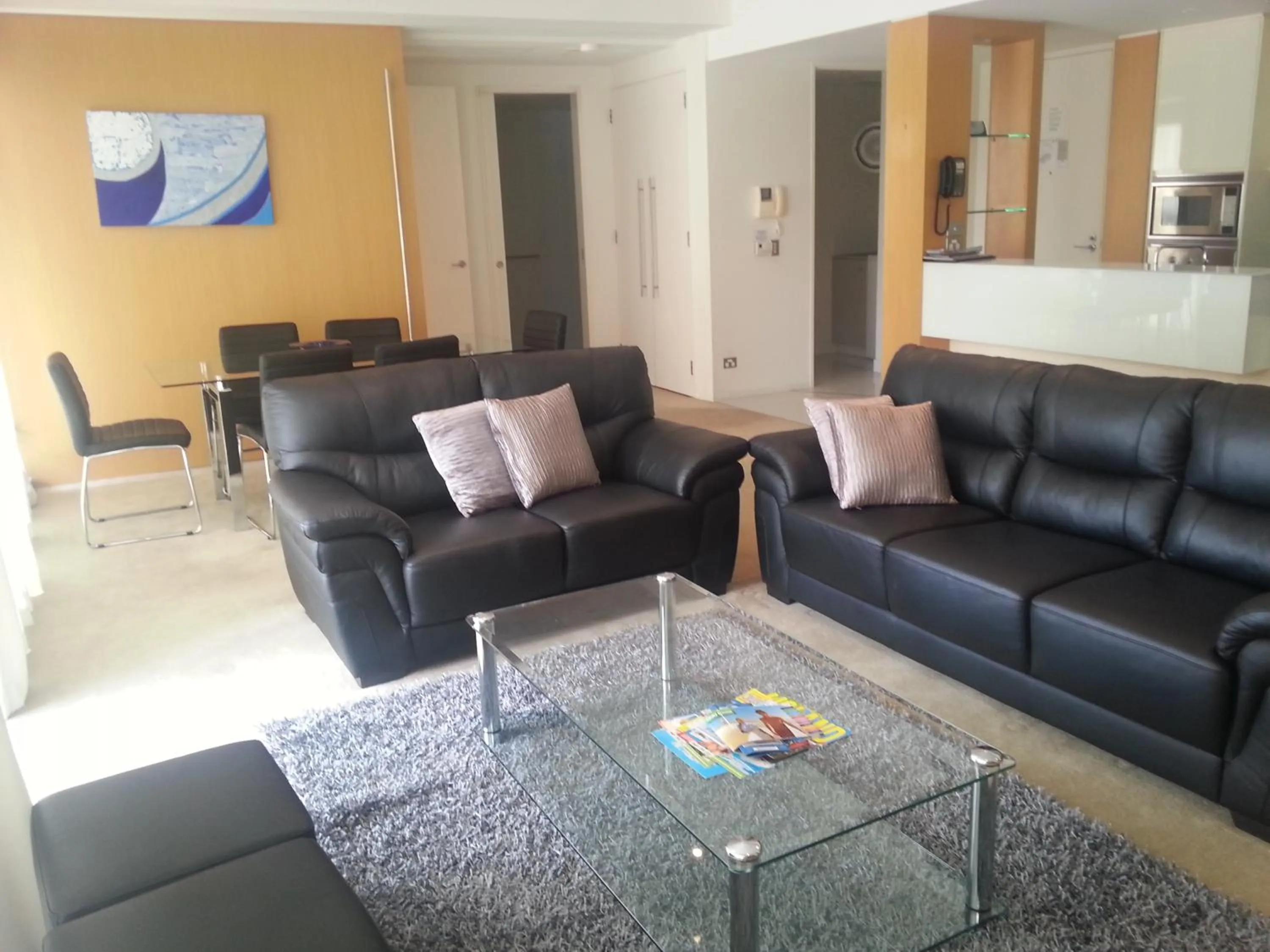 Living room in Aria Apartments