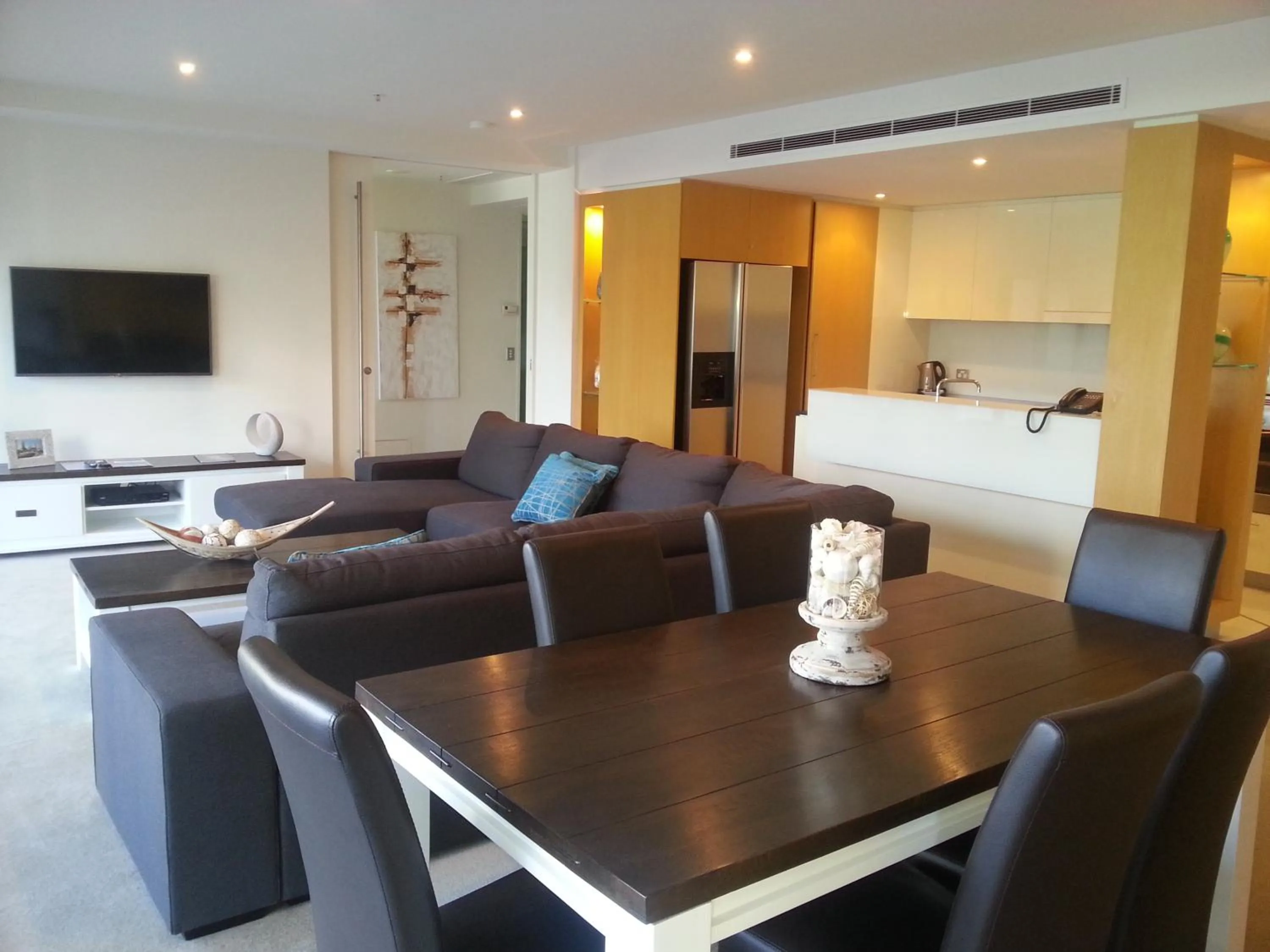 Kitchen or kitchenette in Aria Apartments