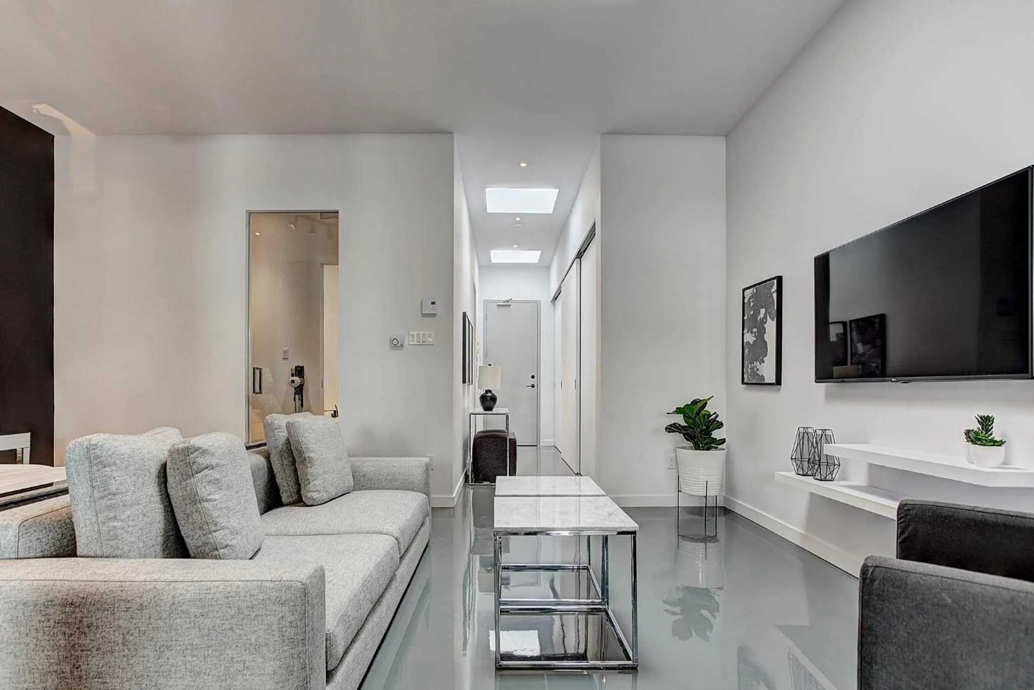 Living room in Les Lofts du Centre by Simplissimmo