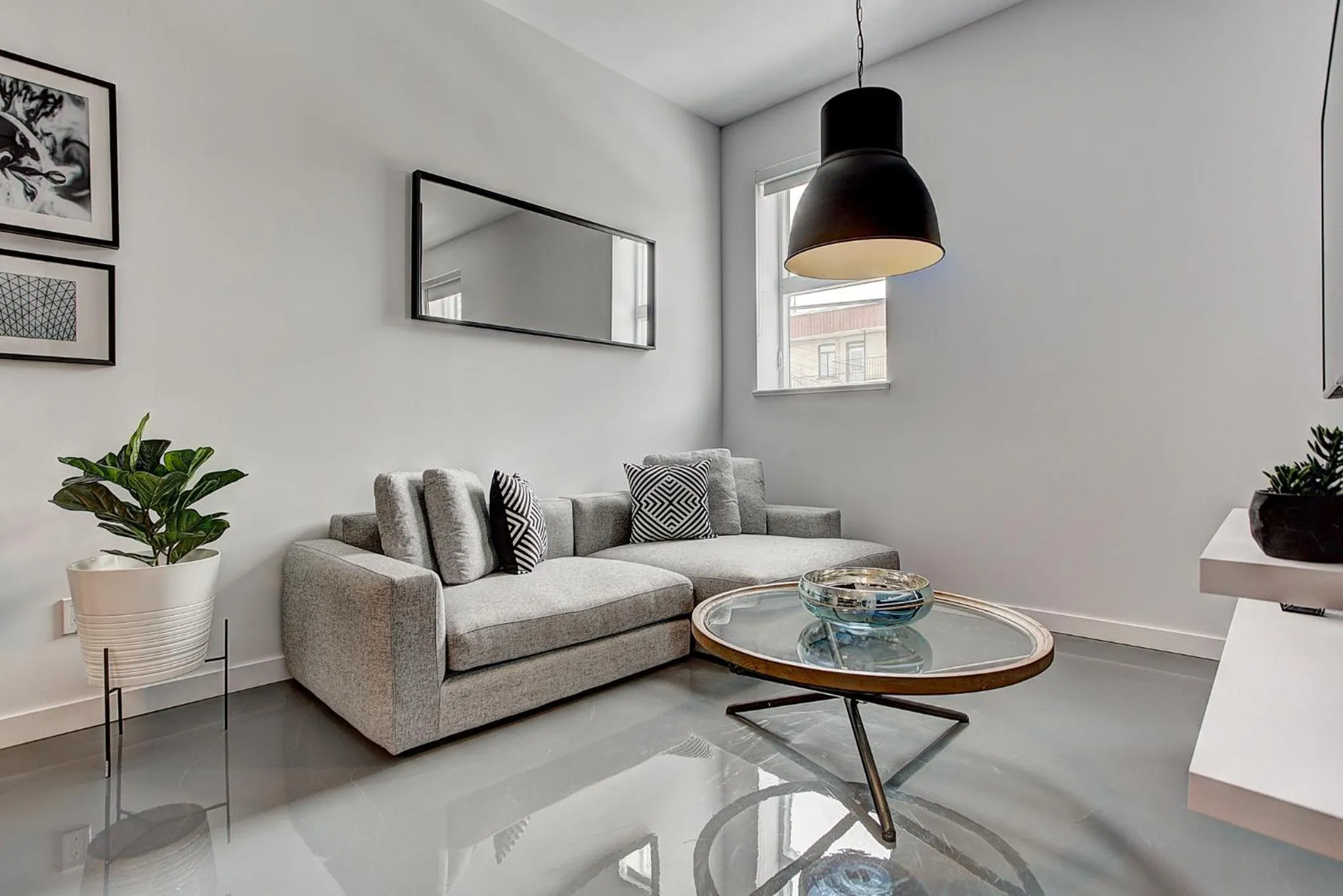 Living room in Les Lofts du Centre by Simplissimmo