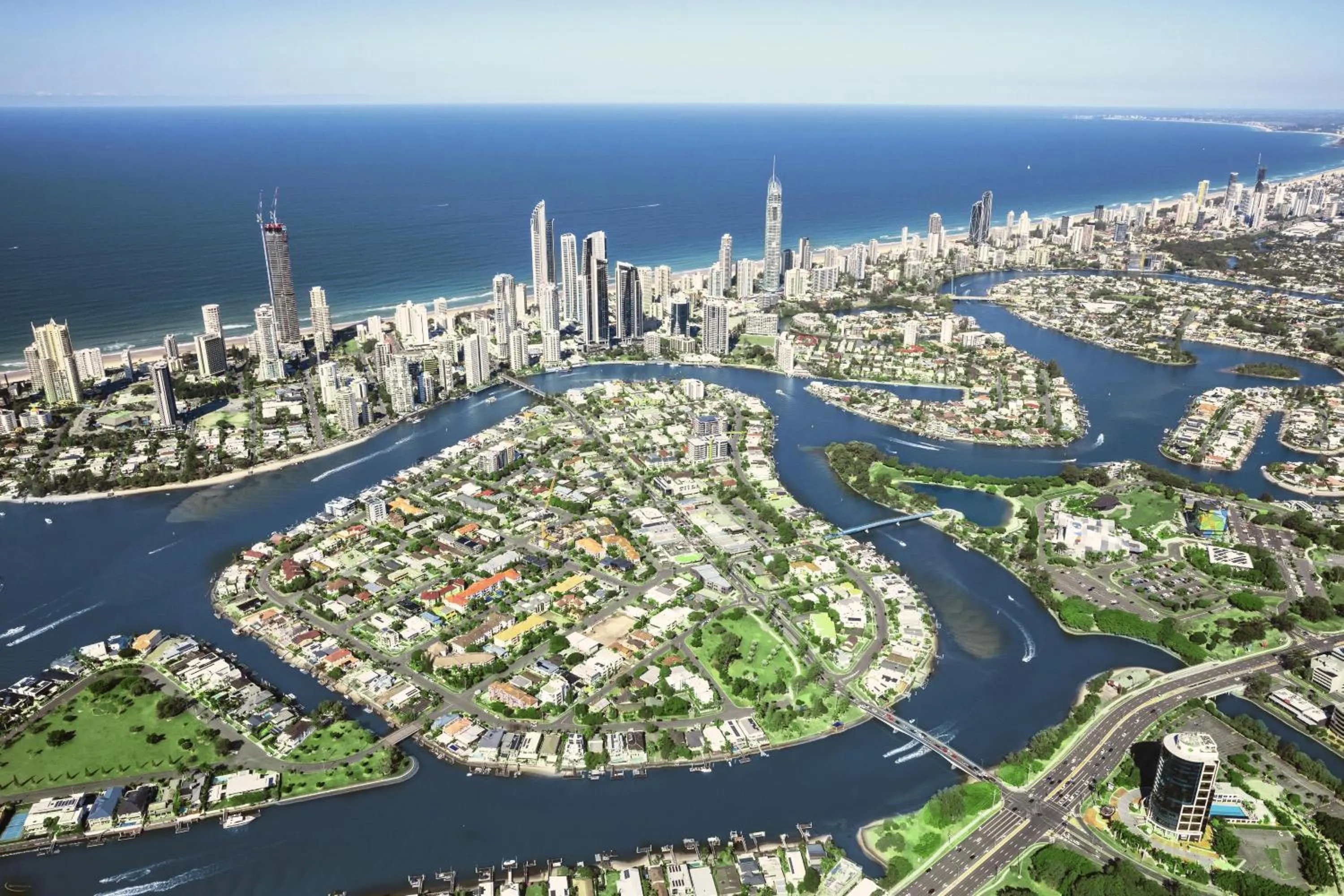 Beach in Karana Palms Resort