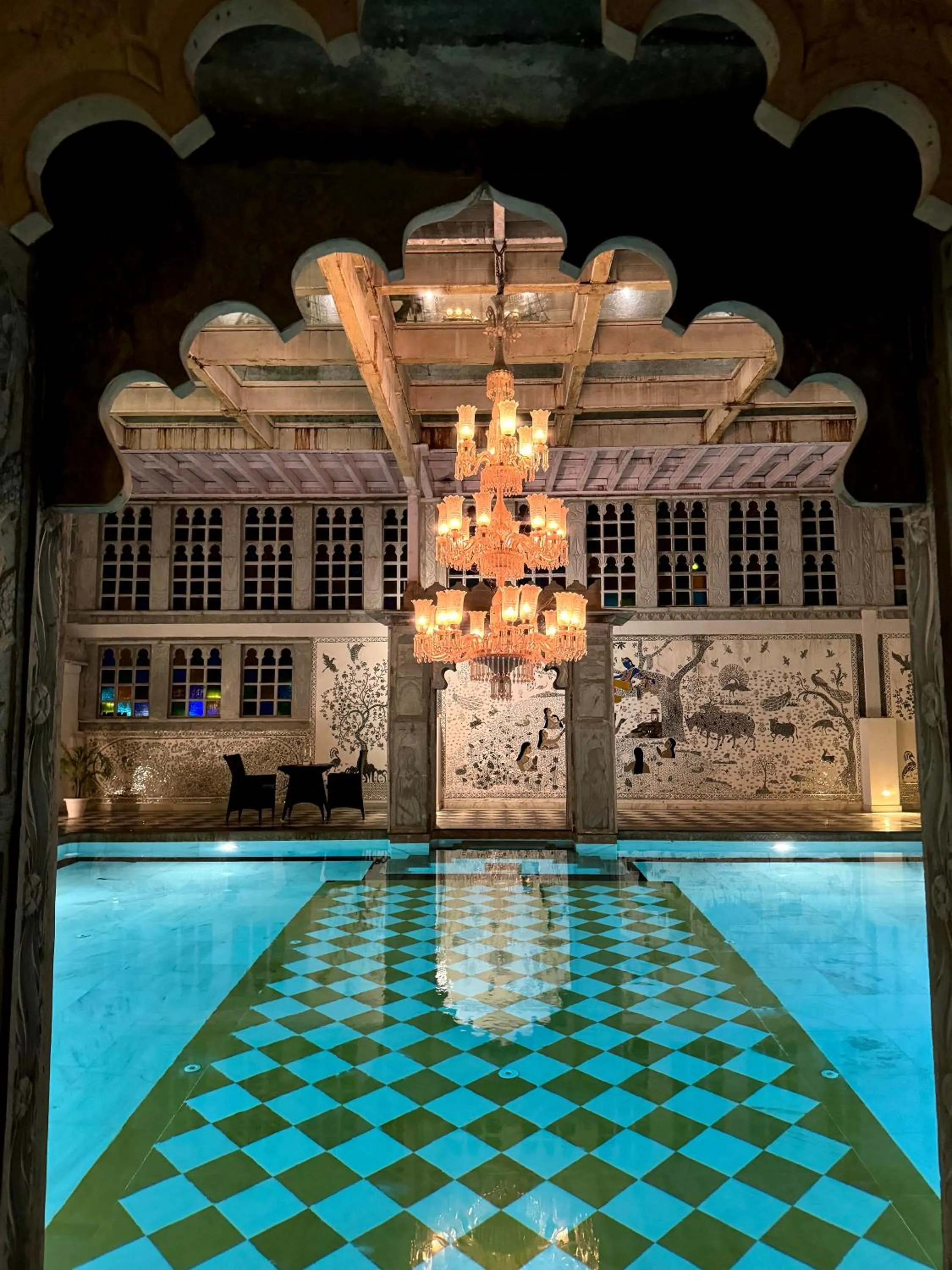 Pool view in Hotel Udai Kothi