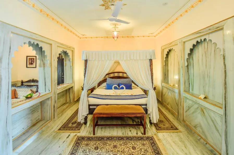 Bedroom, Bed in Hotel Udai Kothi