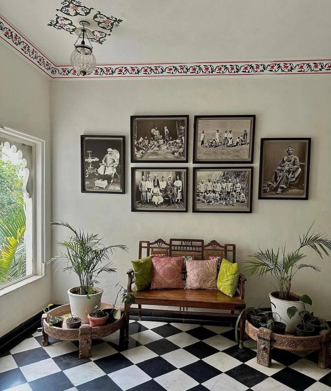 Decorative detail in Hotel Udai Kothi