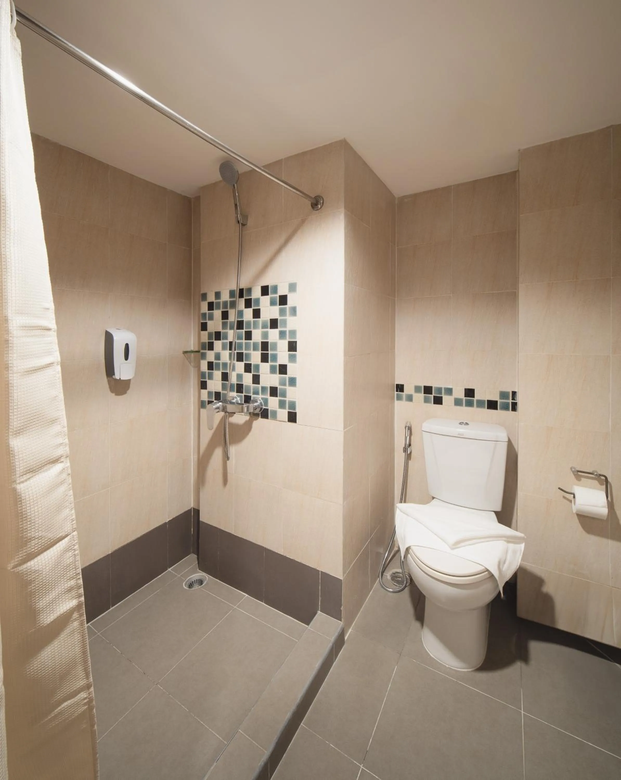 Shower in Grand Alpine Hotel