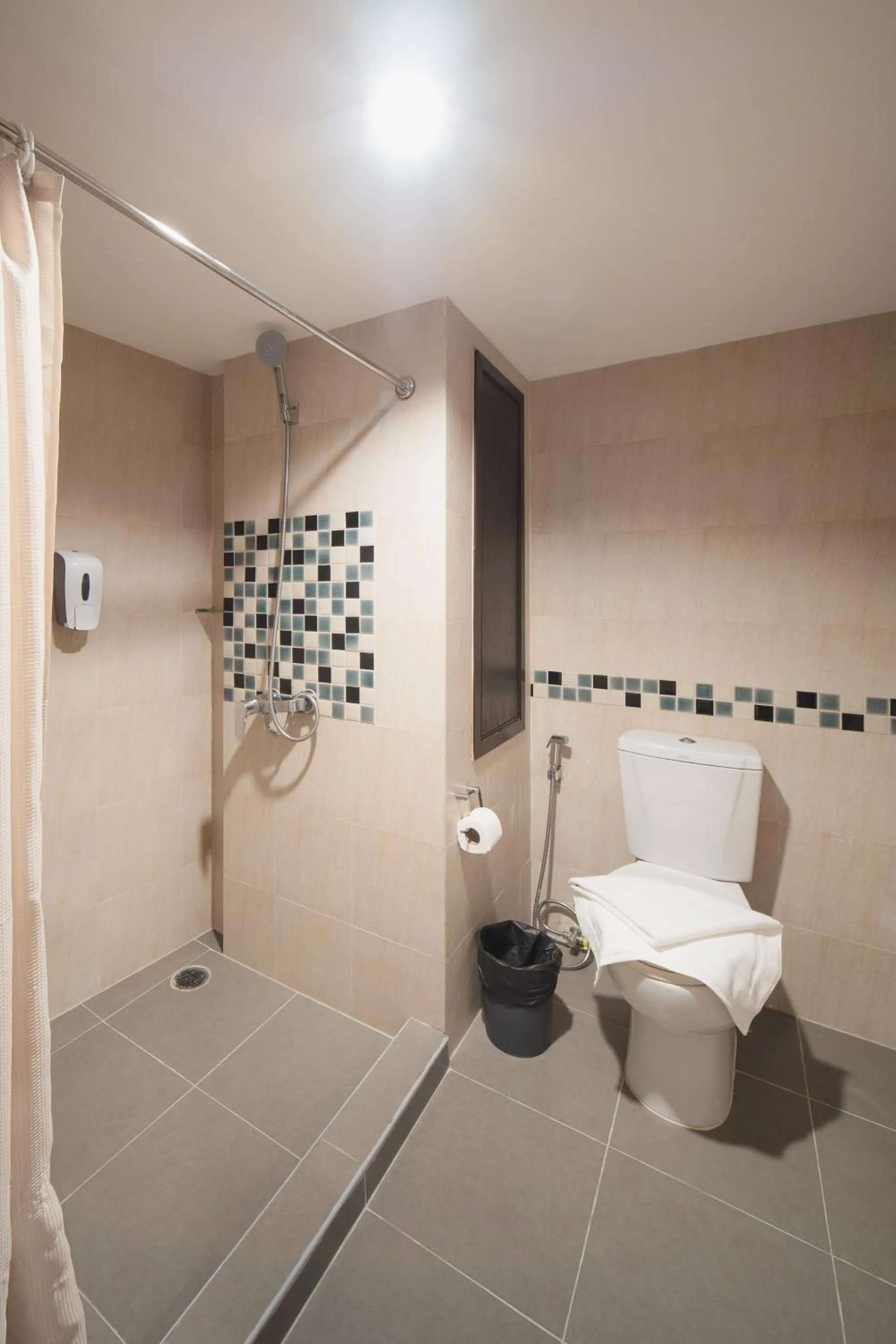 Shower in Grand Alpine Hotel