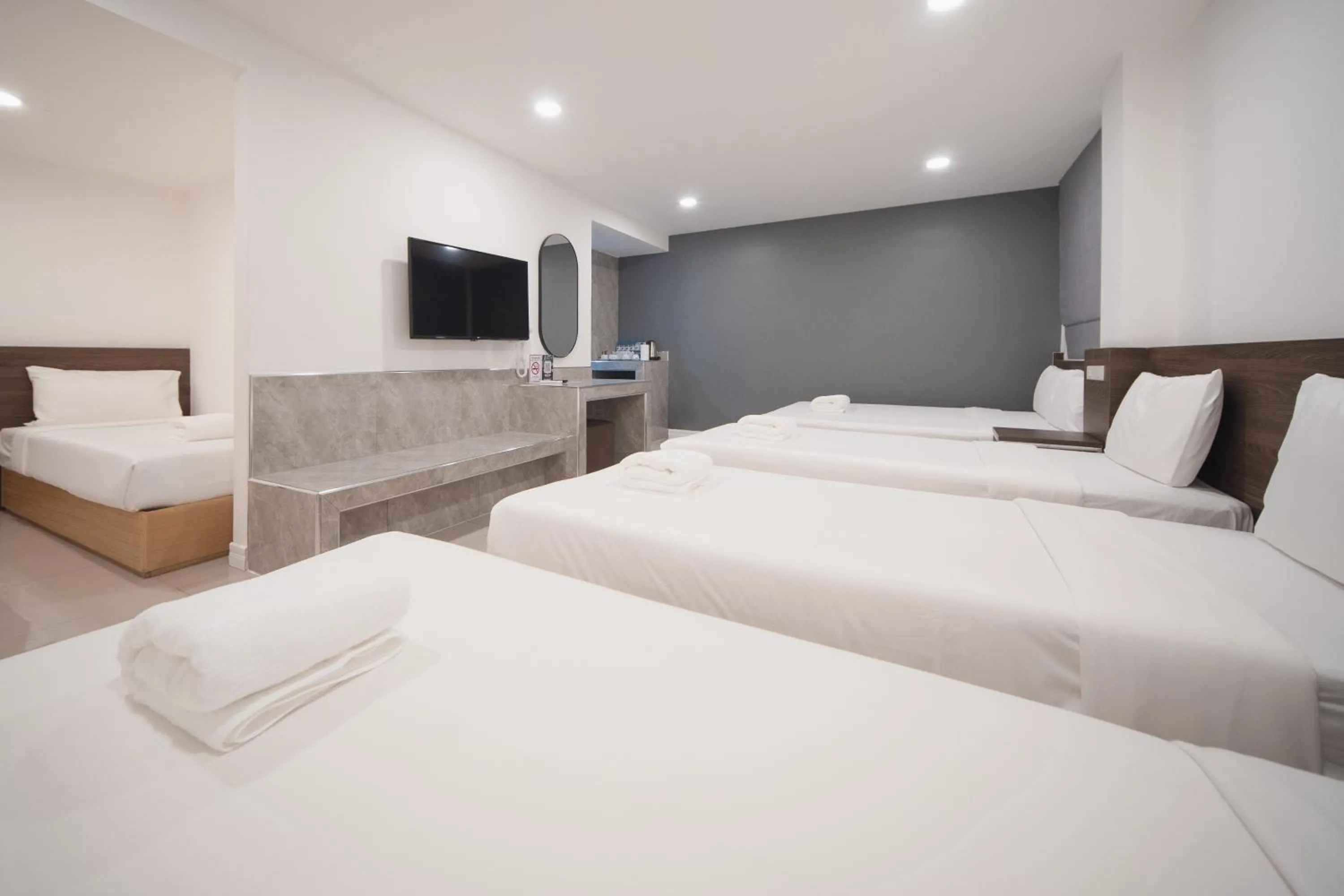 Bed in Grand Alpine Hotel