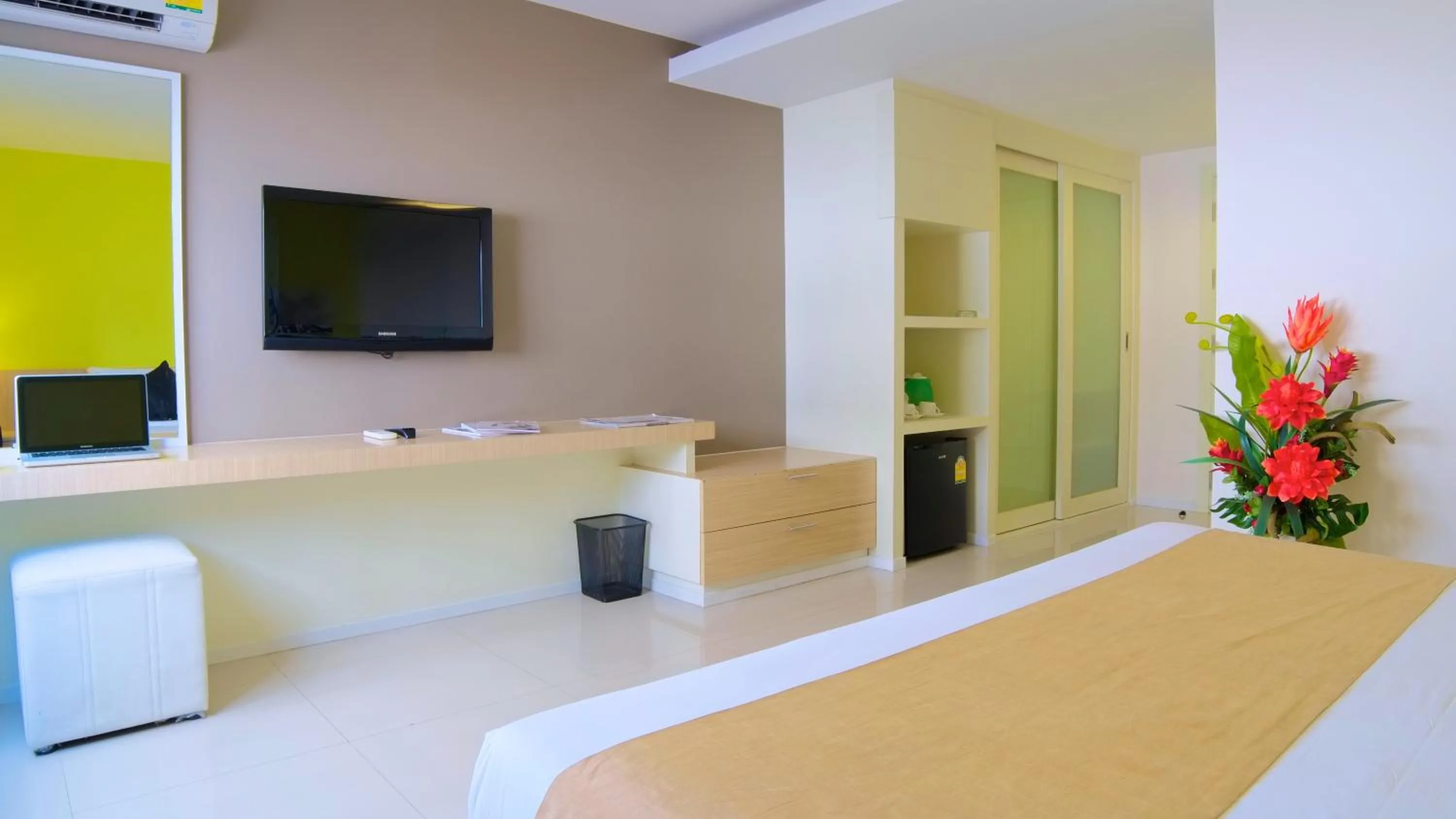 Bedroom in Grand Alpine Hotel