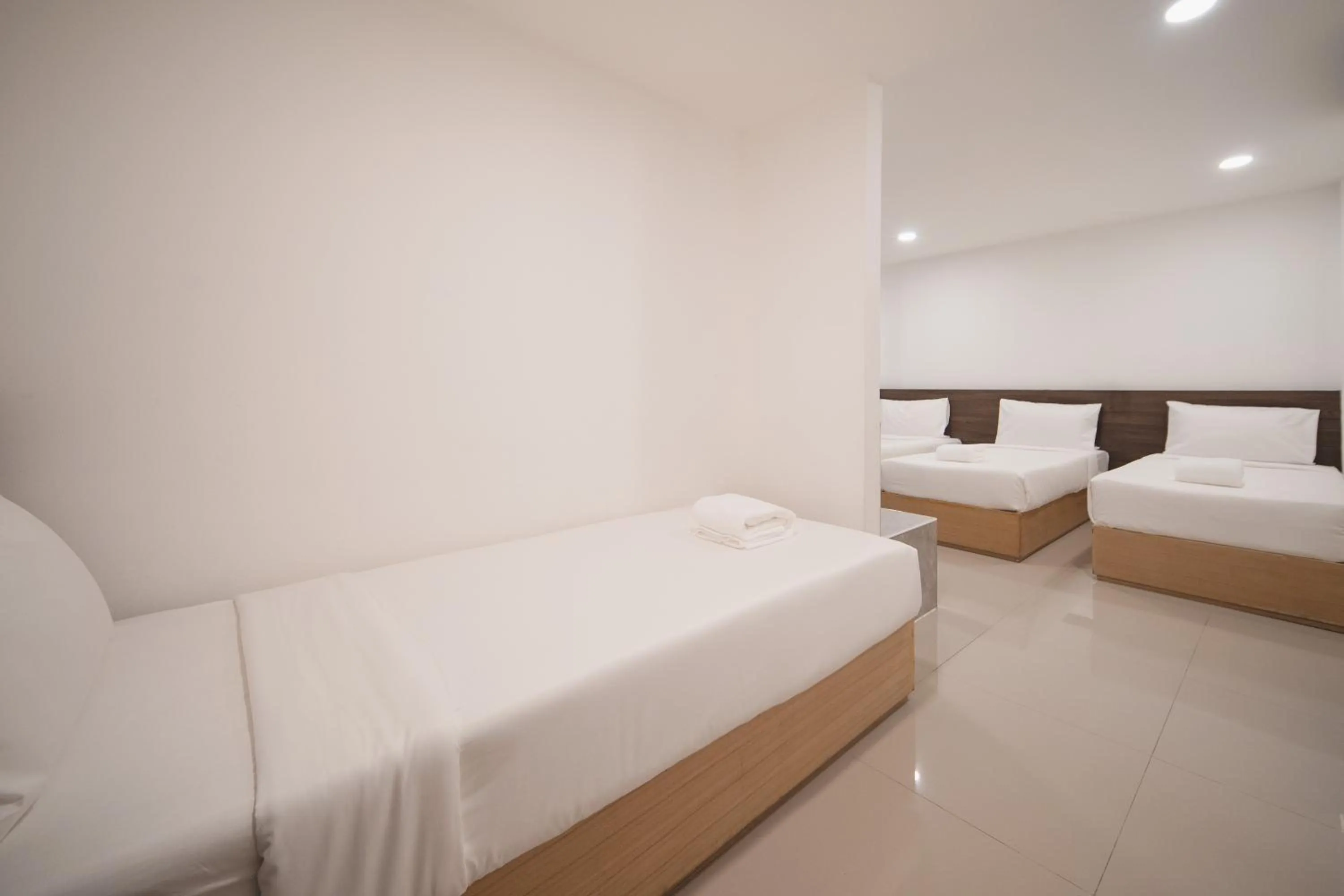 Bed in Grand Alpine Hotel