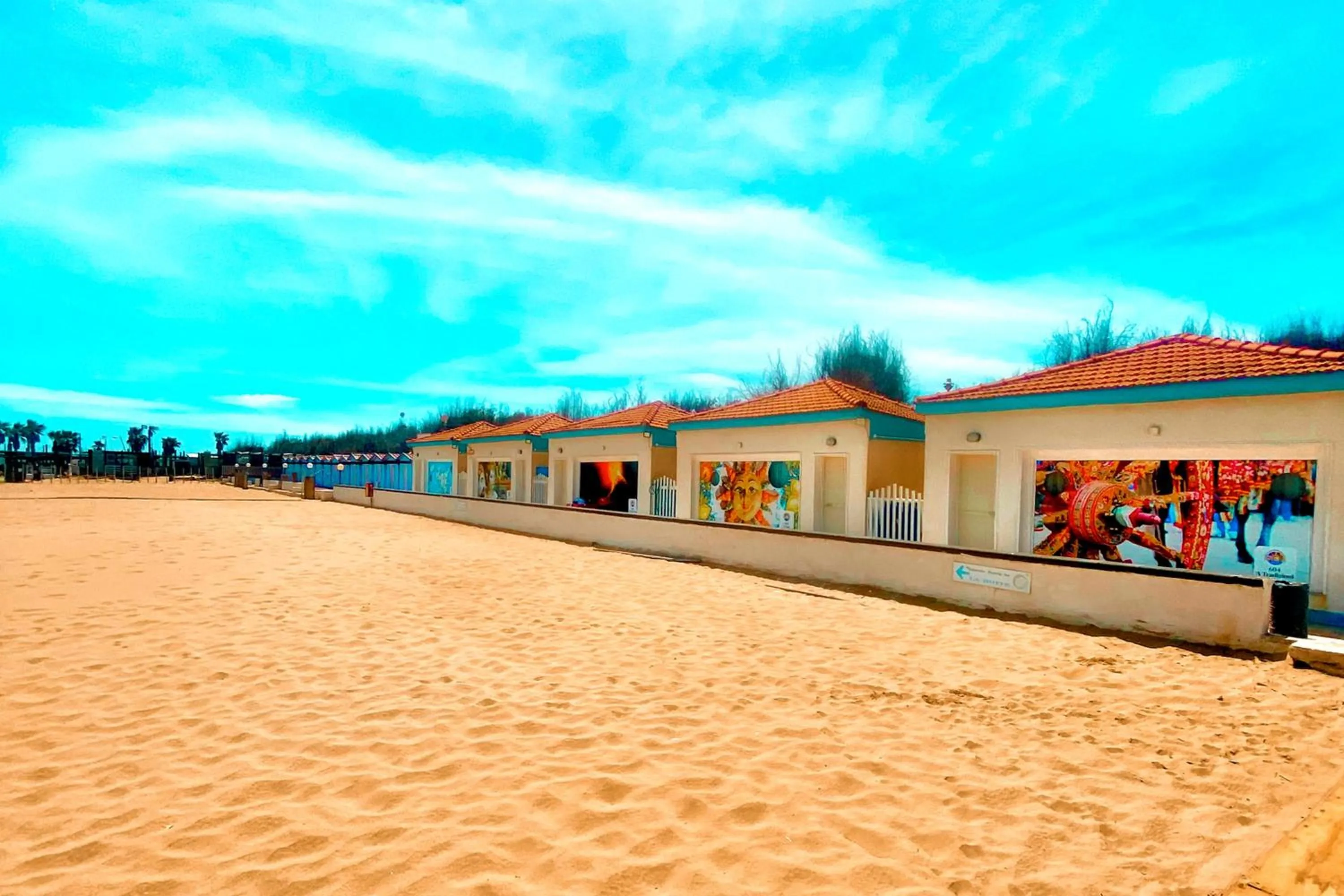 Beach in Villaggio Albergo Internazionale La Plaja