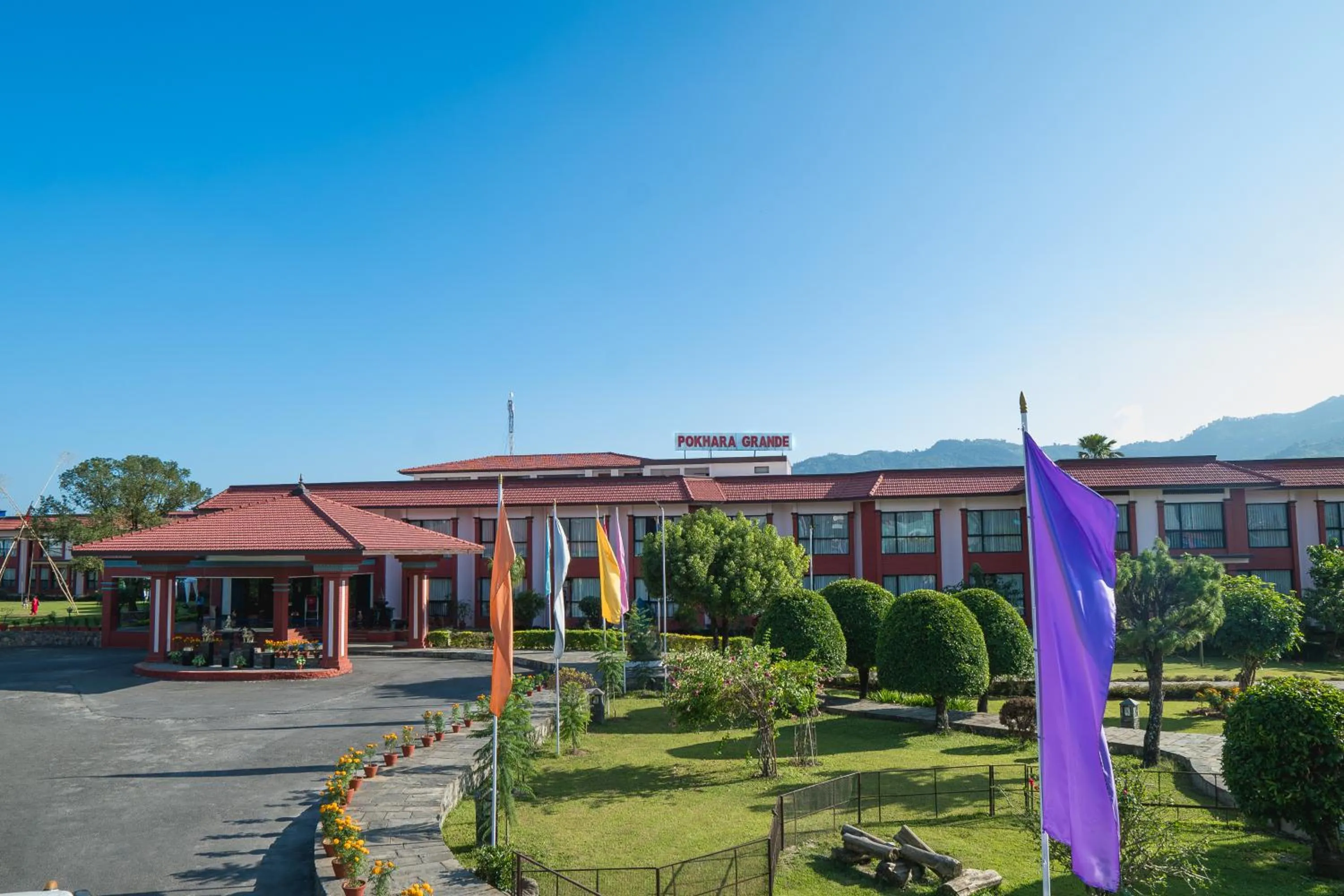 Property building in Hotel Pokhara Grande