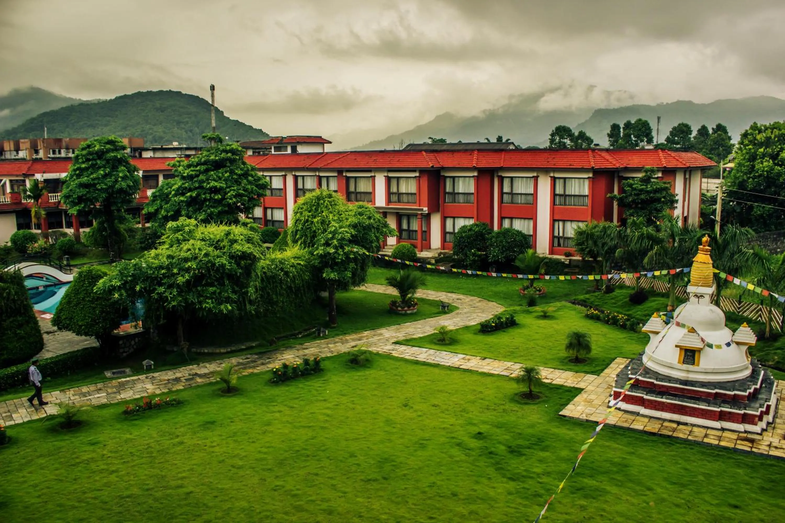 Property building in Hotel Pokhara Grande