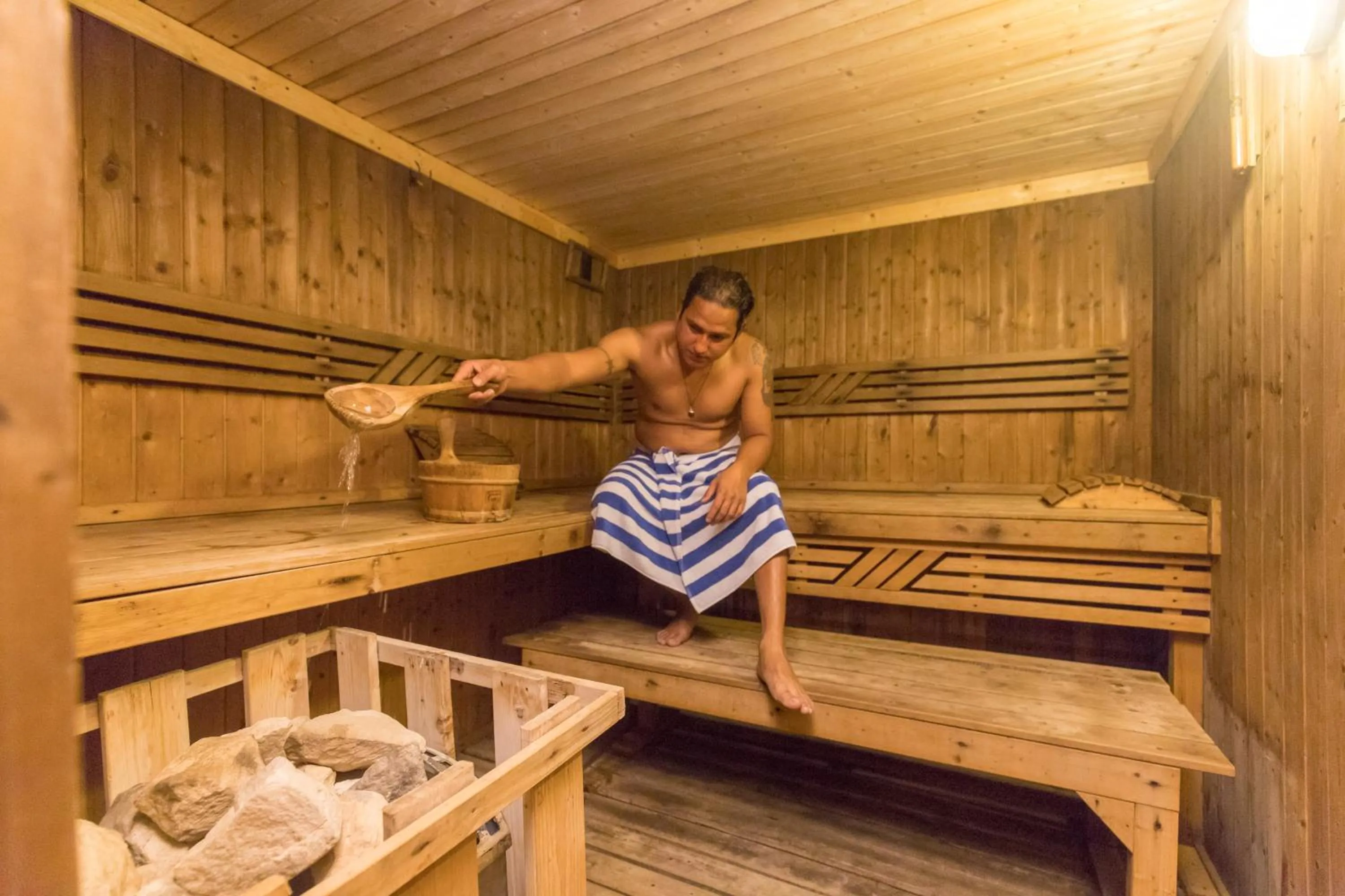 Sauna in Hotel Pokhara Grande
