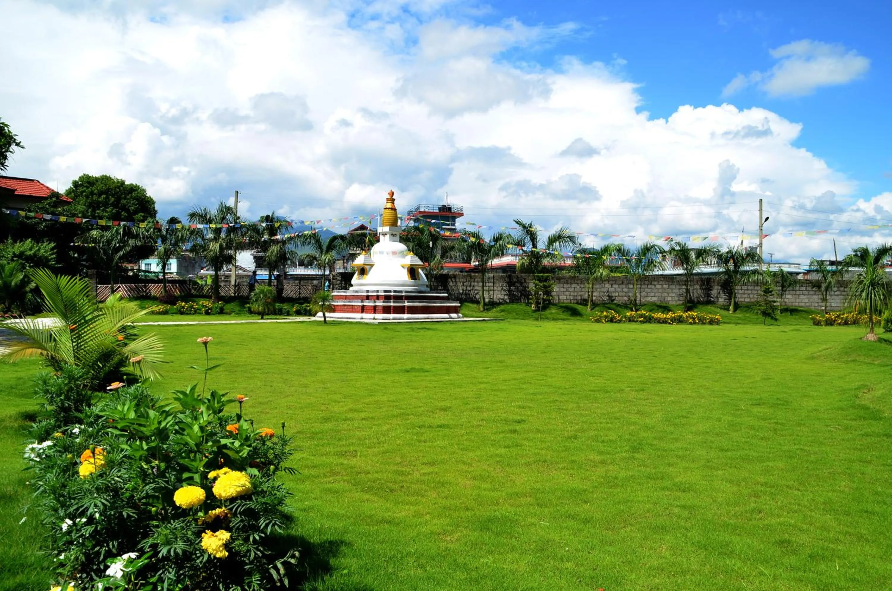 Garden in Hotel Pokhara Grande