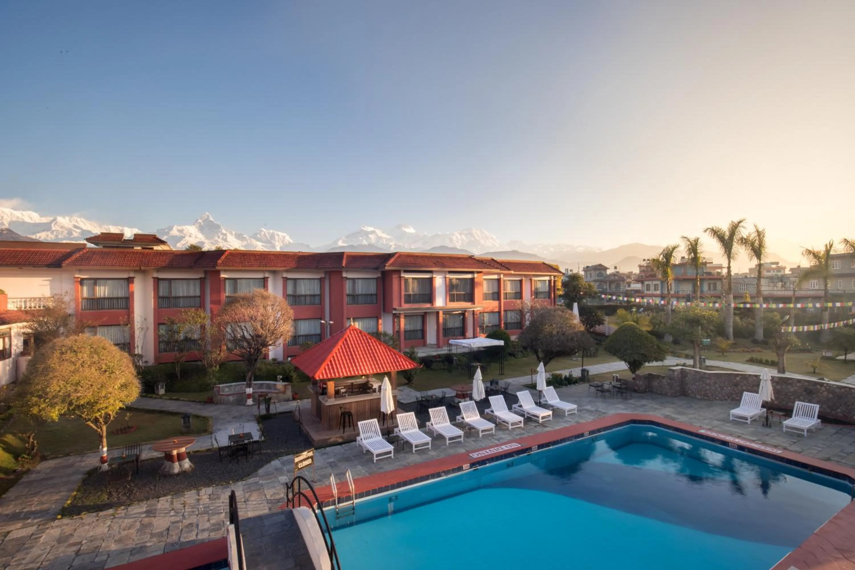 Property building in Hotel Pokhara Grande