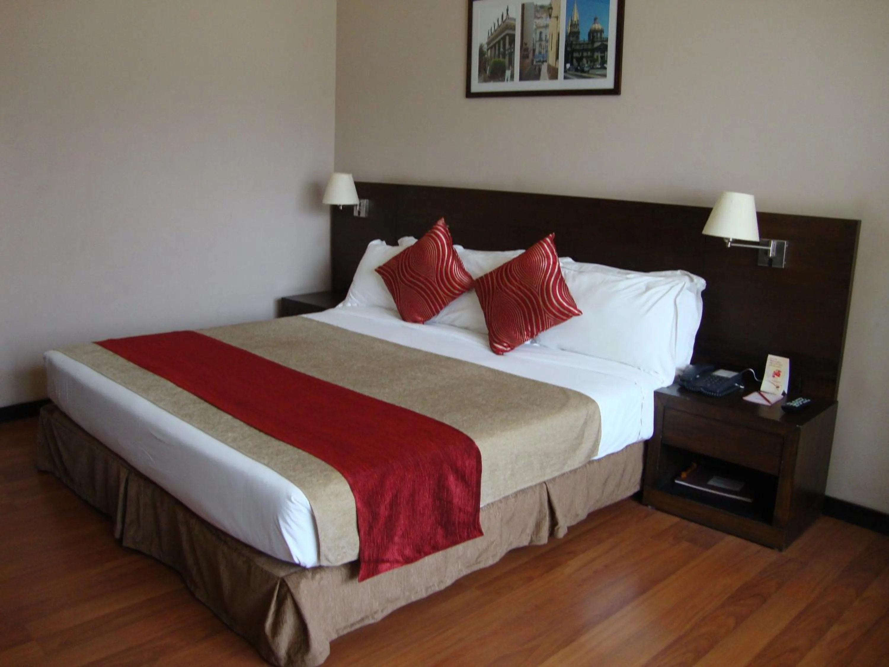 Bed in Hotel Pokhara Grande
