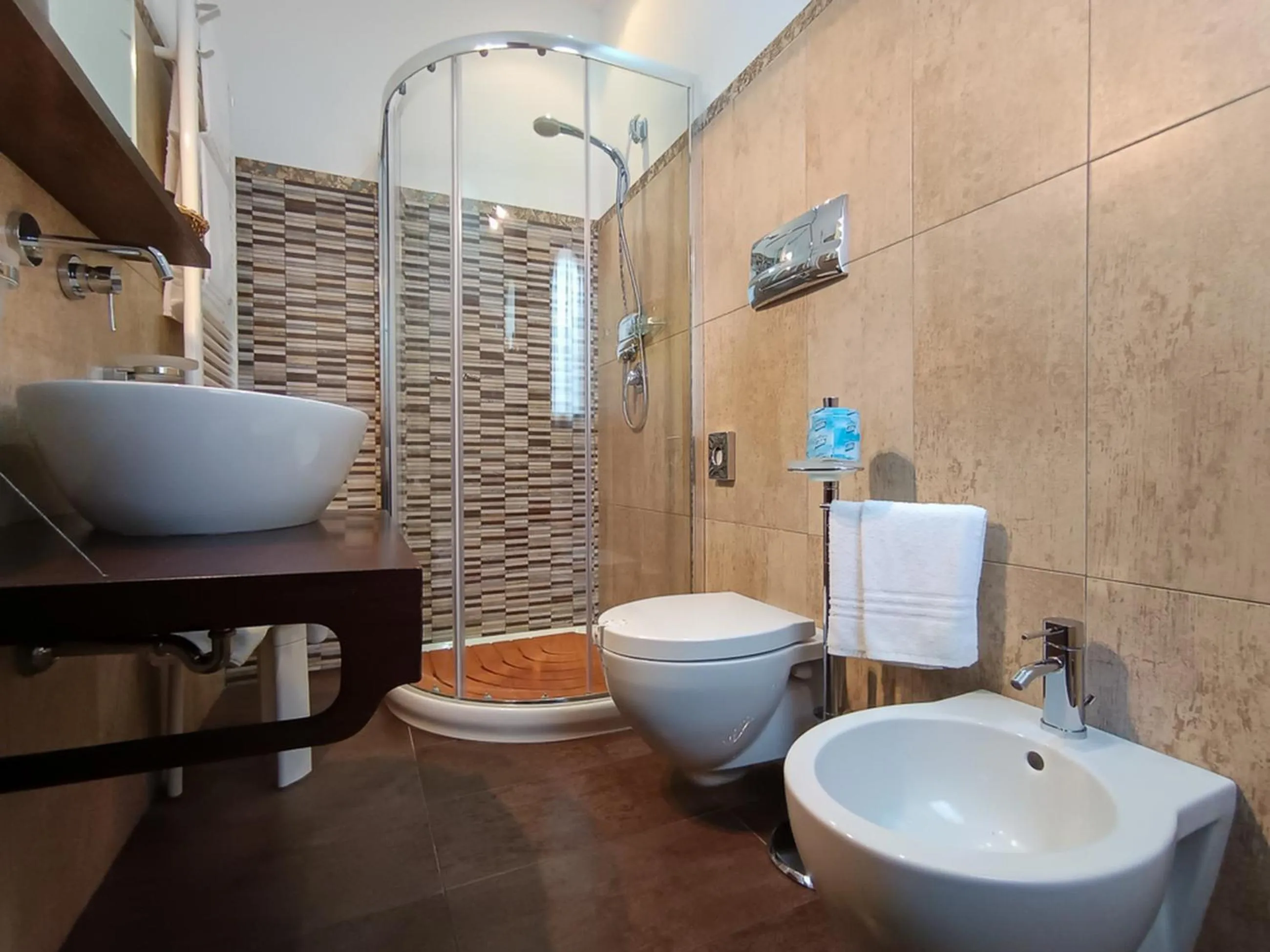 Shower in B&B Villa Liliya