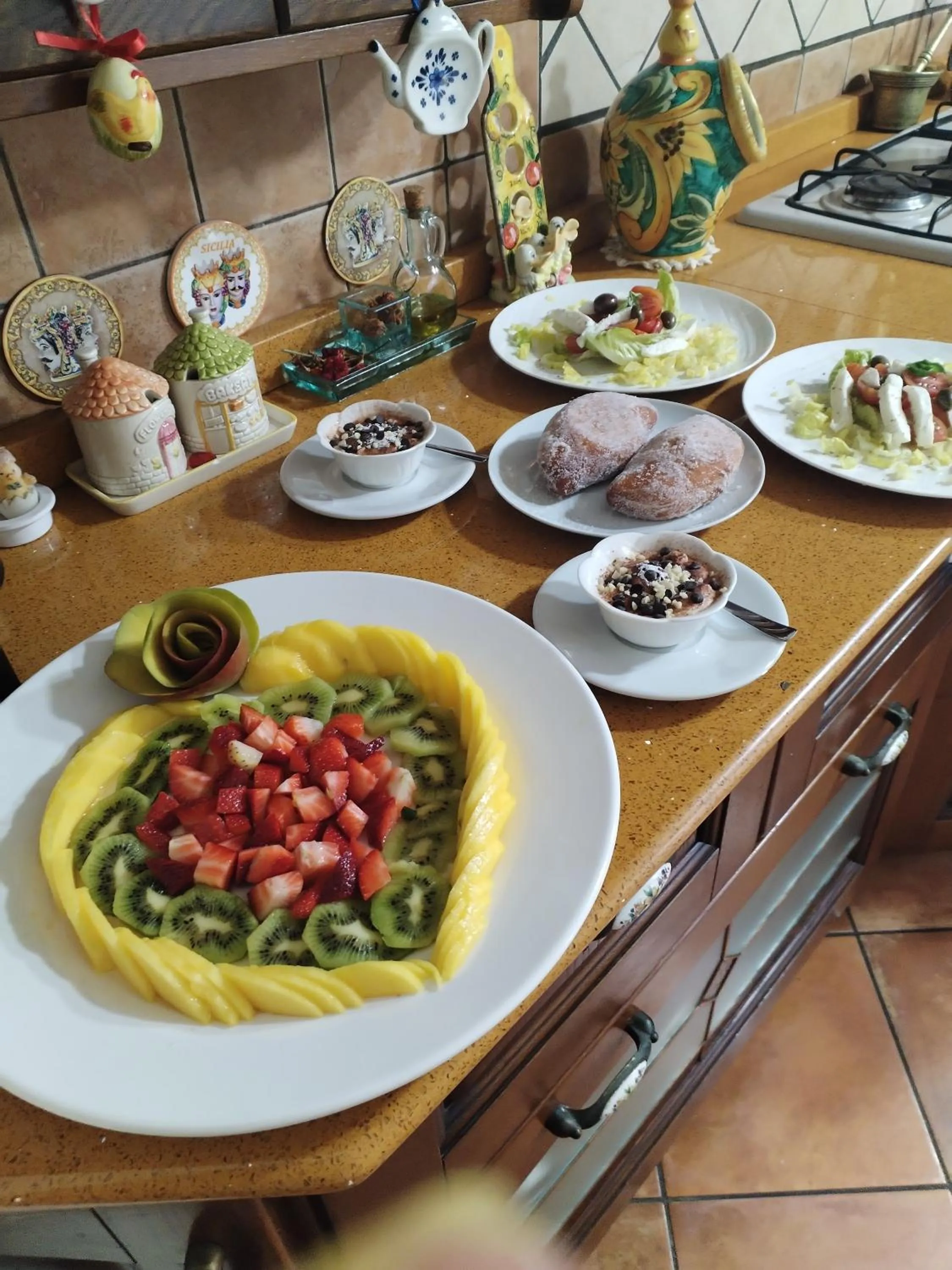 Breakfast in B&B Villa Liliya