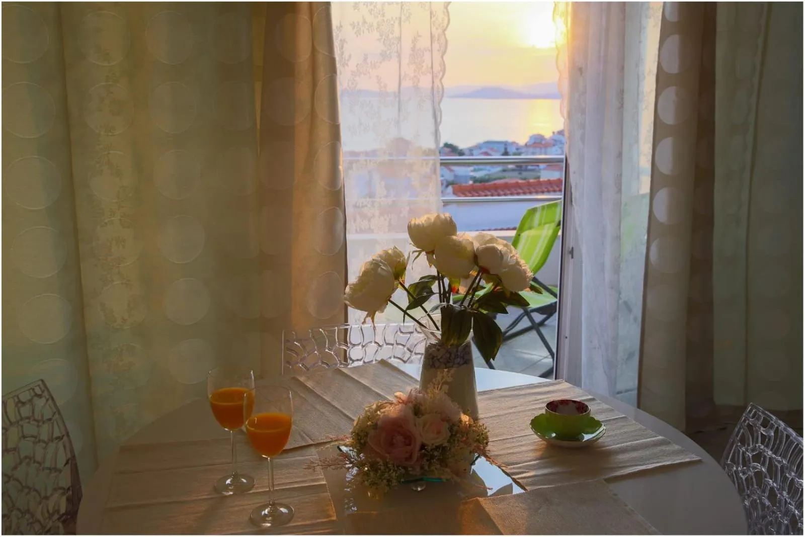 Balcony/Terrace in Apartments Maja