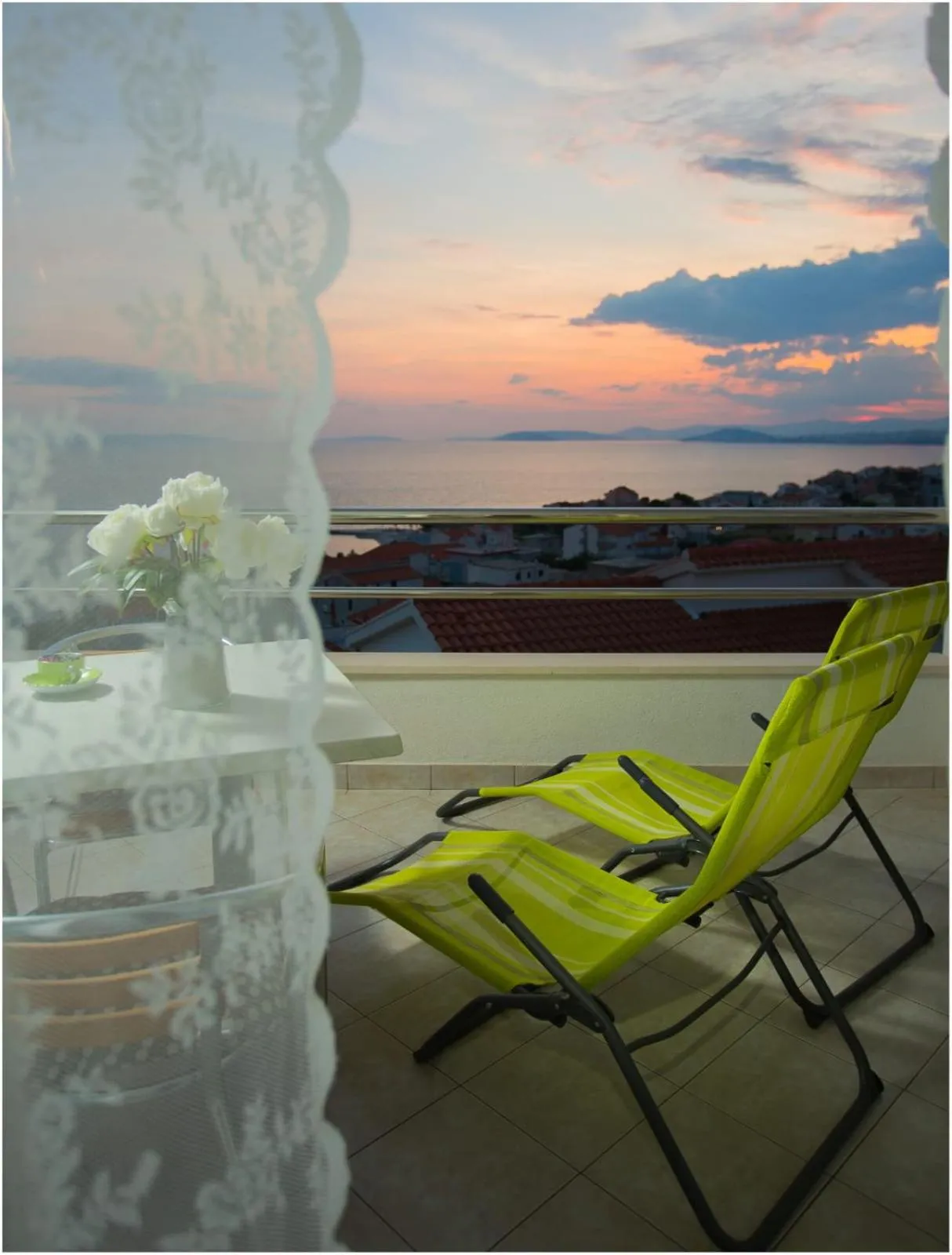 Balcony/Terrace in Apartments Maja