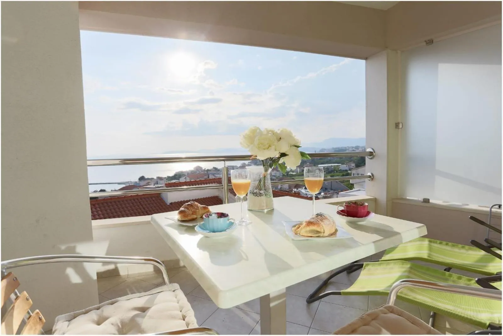 Balcony/Terrace in Apartments Maja