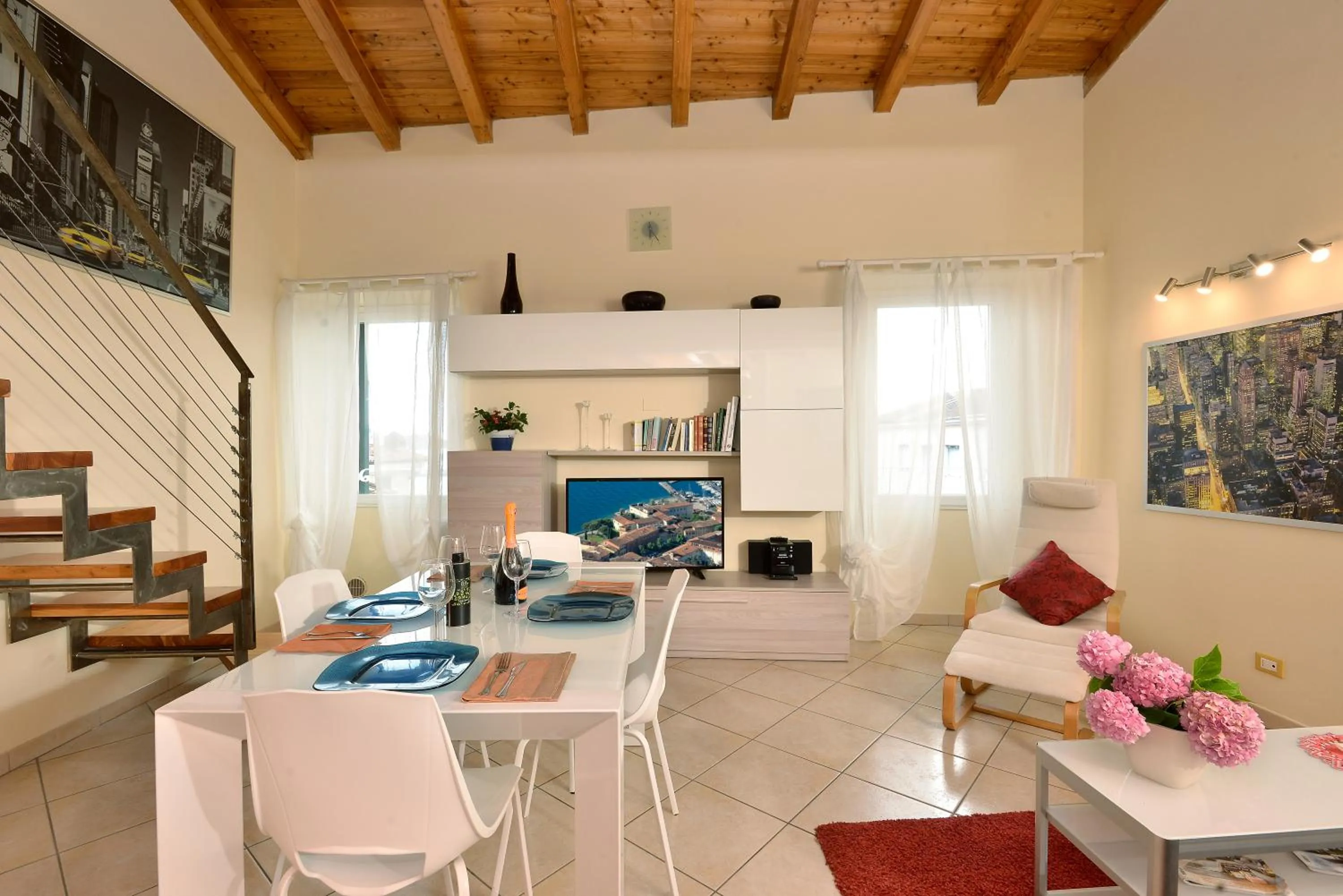 Living room in Antiche Rive Holidays Apartments