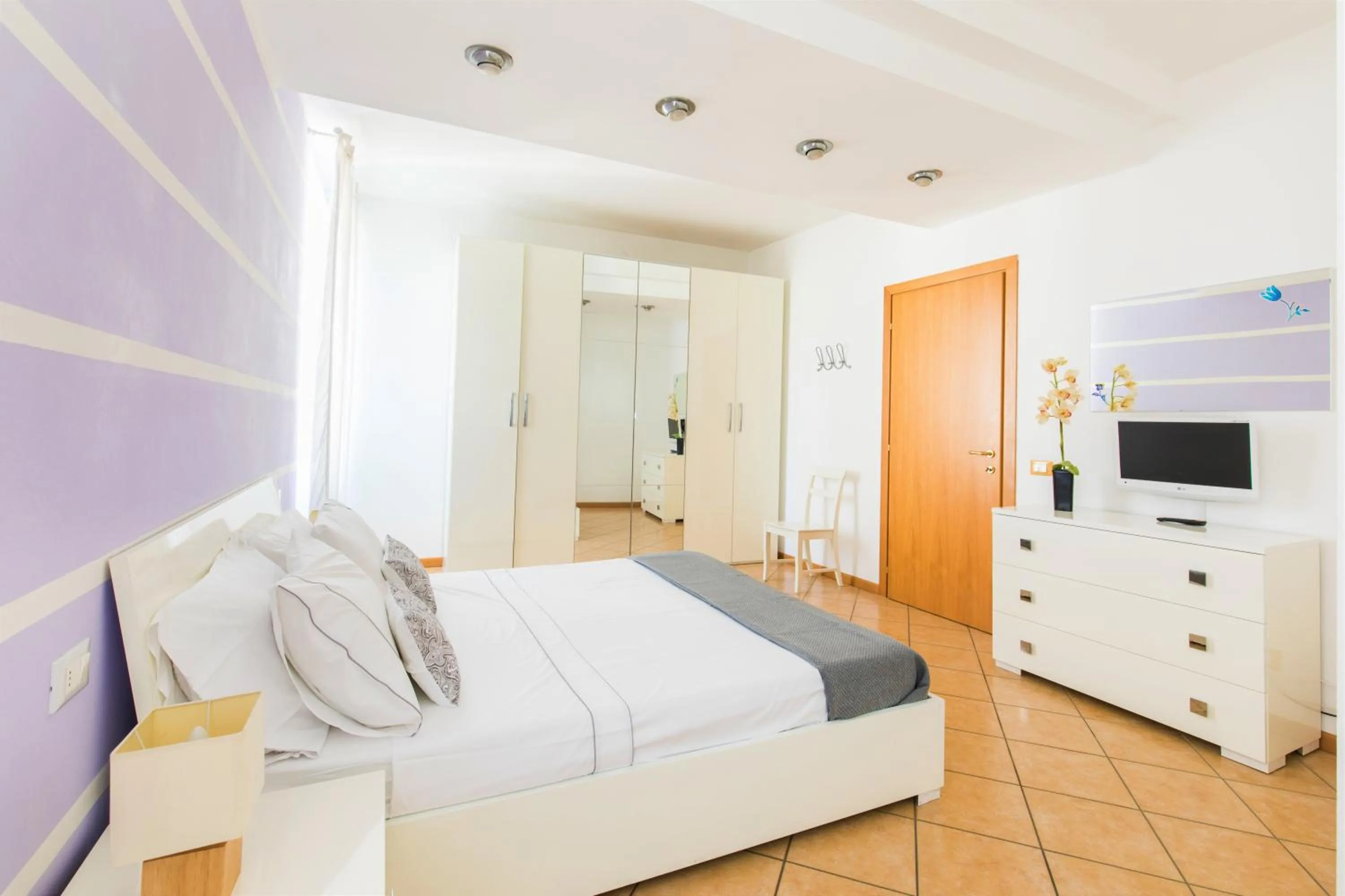 Bed in Antiche Rive Holidays Apartments